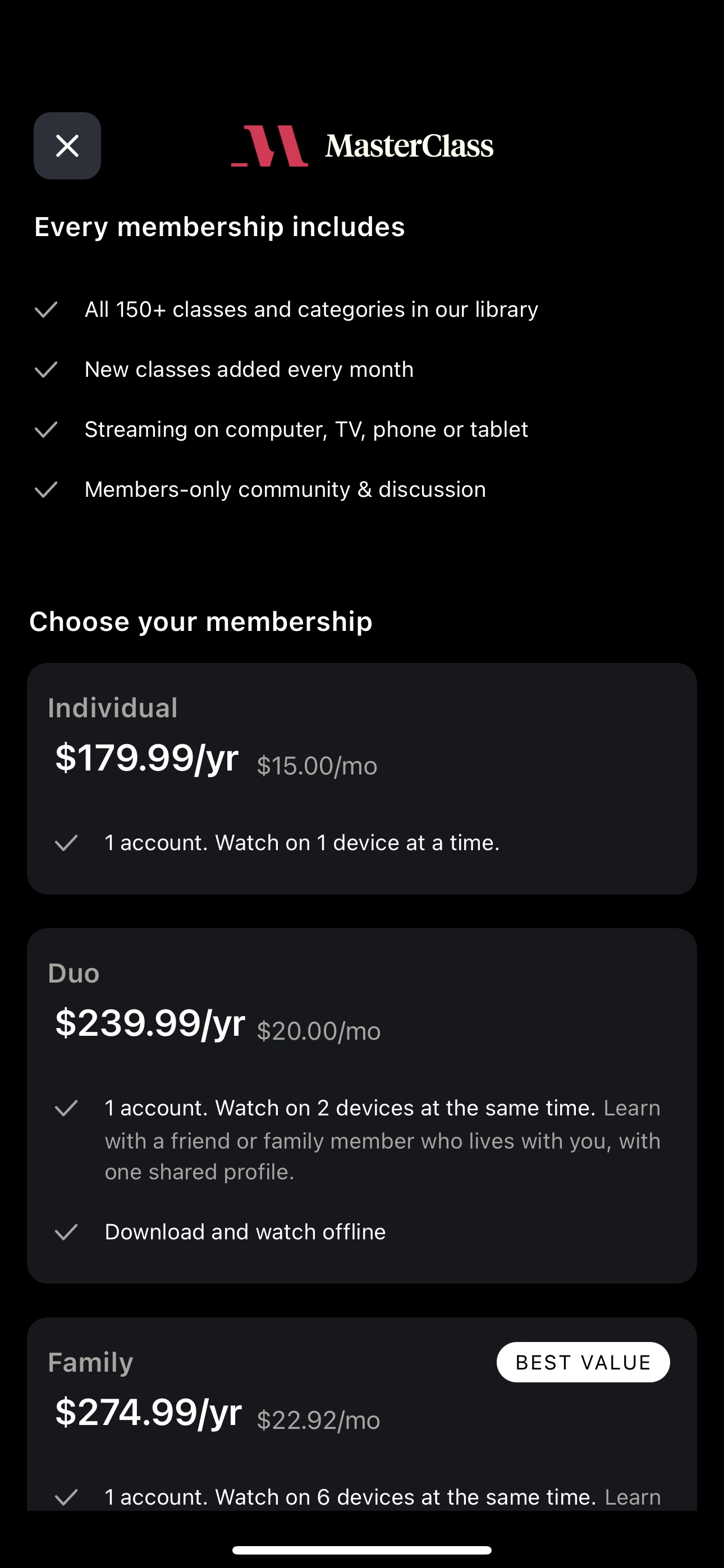 masterclass app screenshot 66