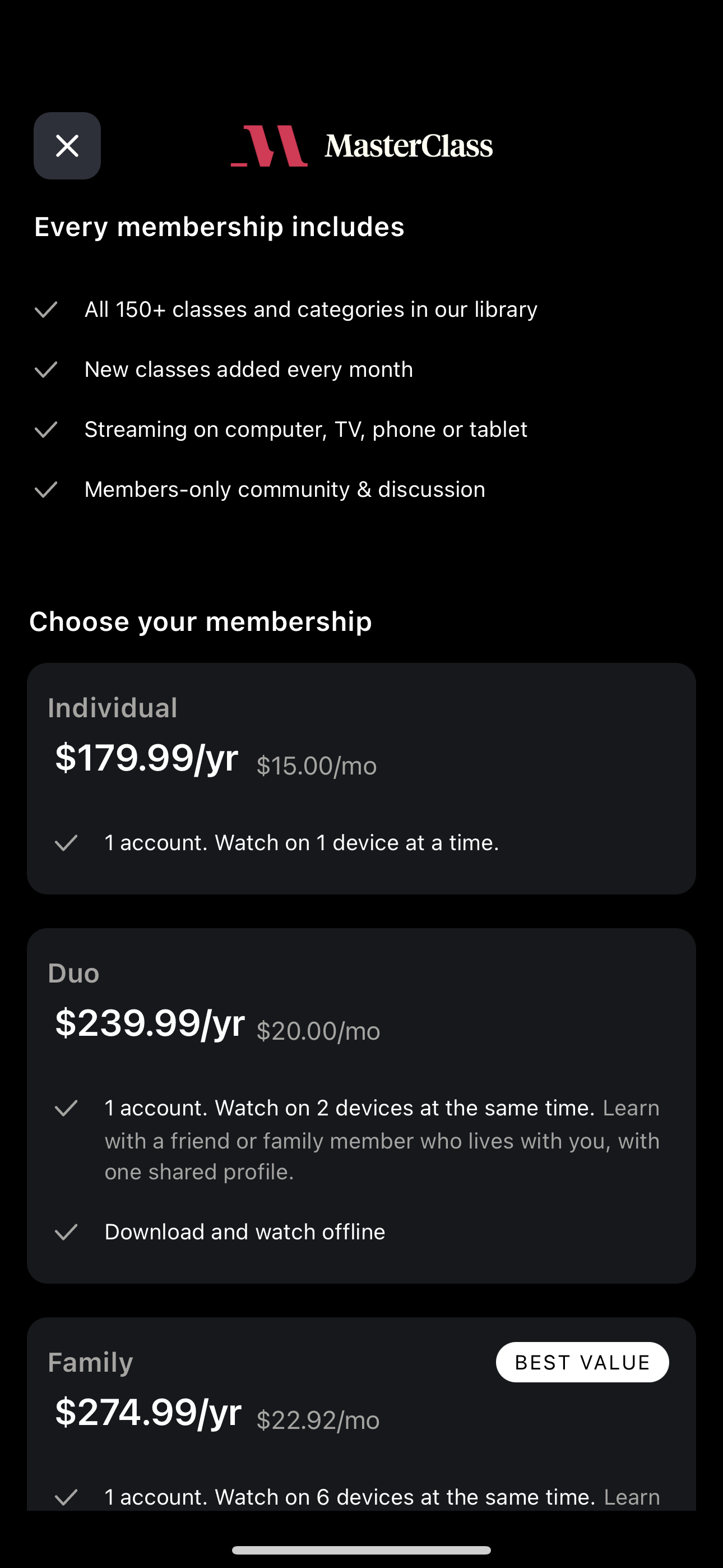 masterclass app screenshot 62