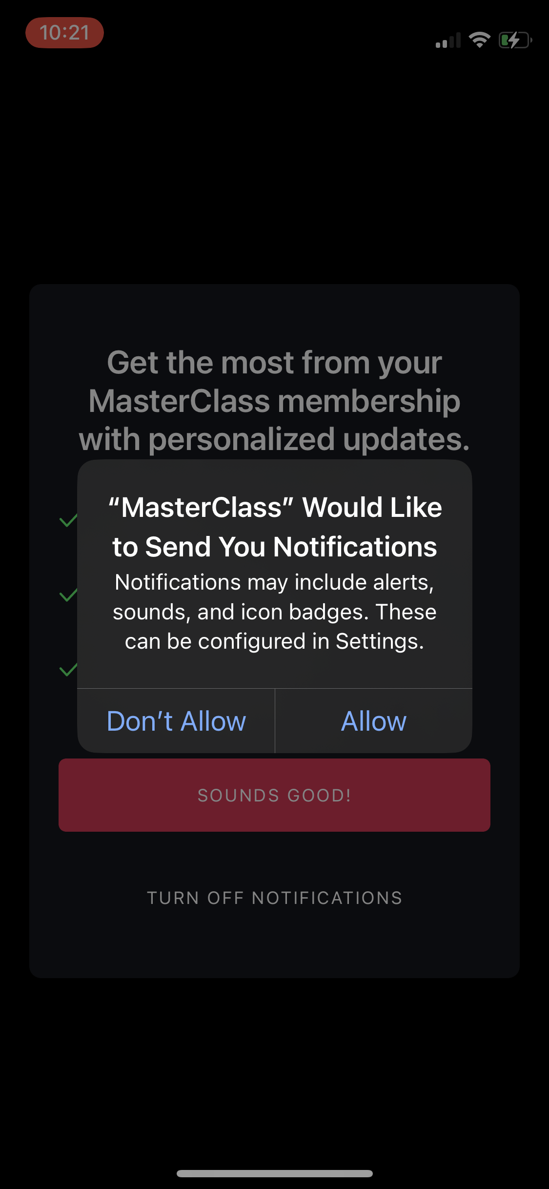 masterclass app screenshot 59