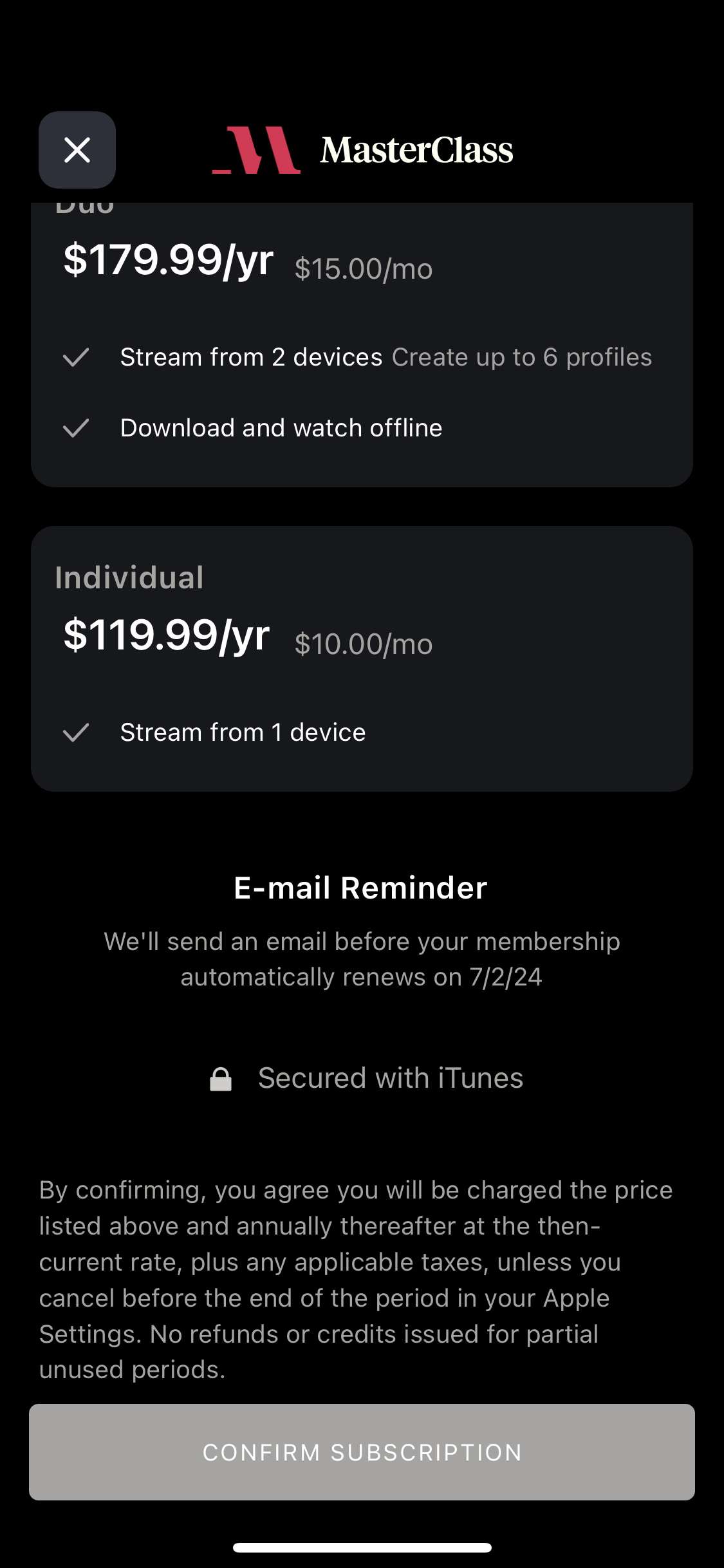 masterclass app screenshot 57