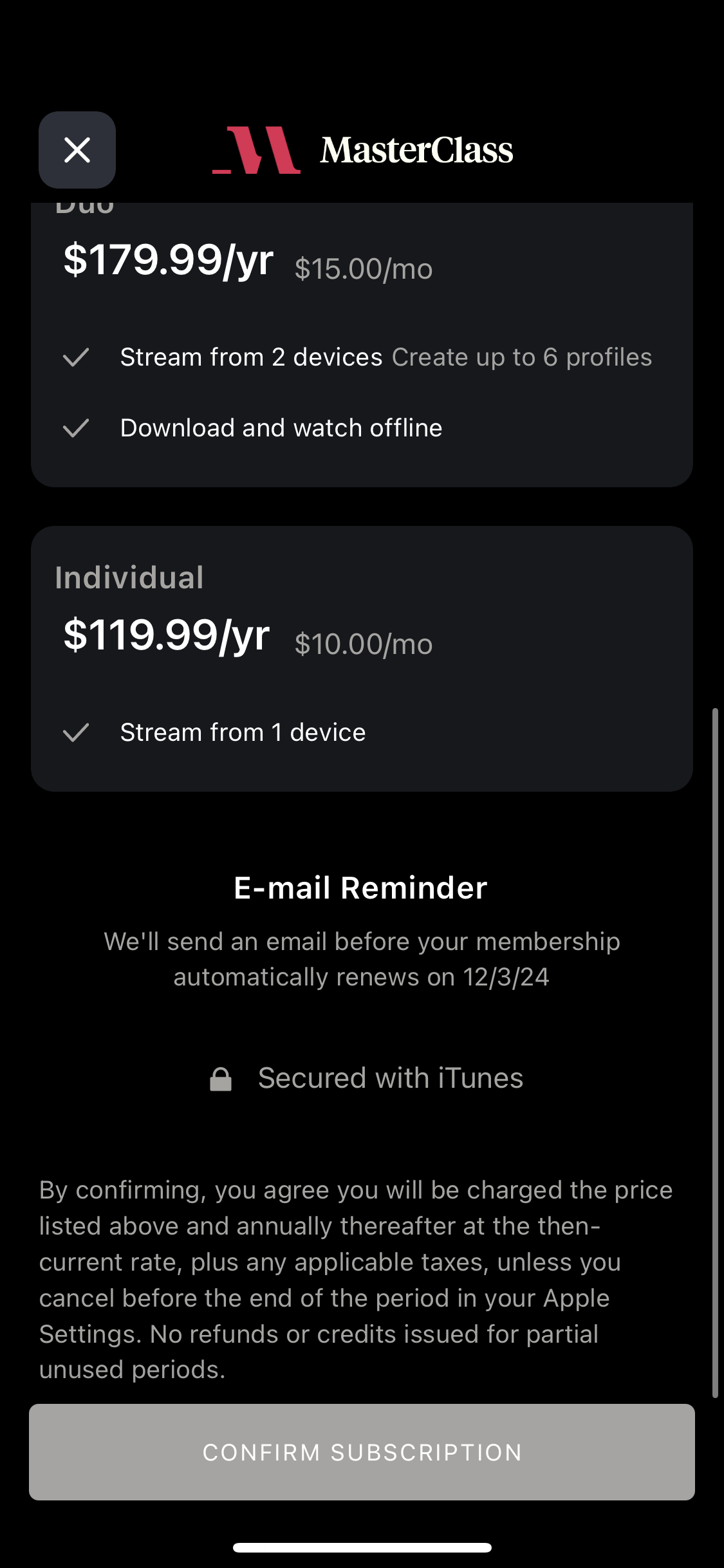 masterclass app screenshot 49