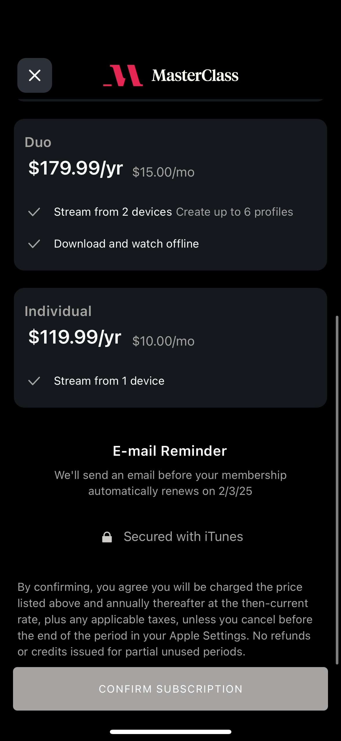 masterclass app screenshot 40