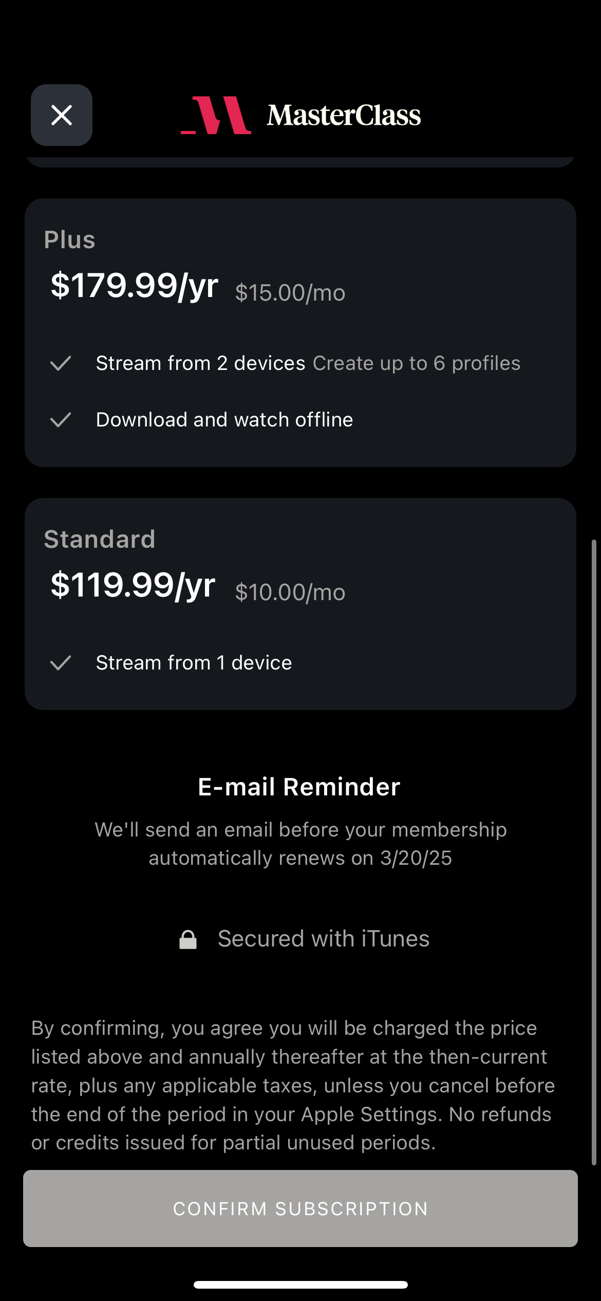 masterclass app screenshot 35