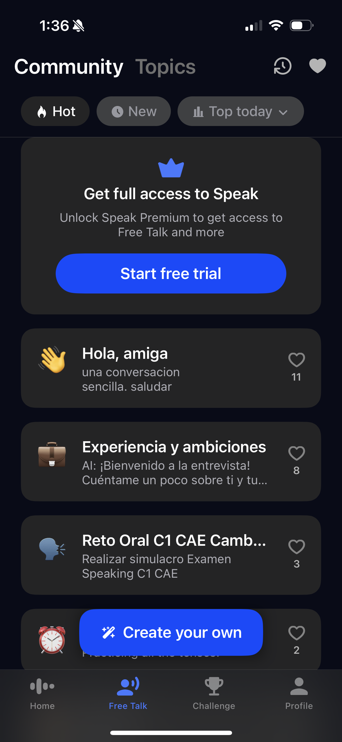 speak app screenshot 108