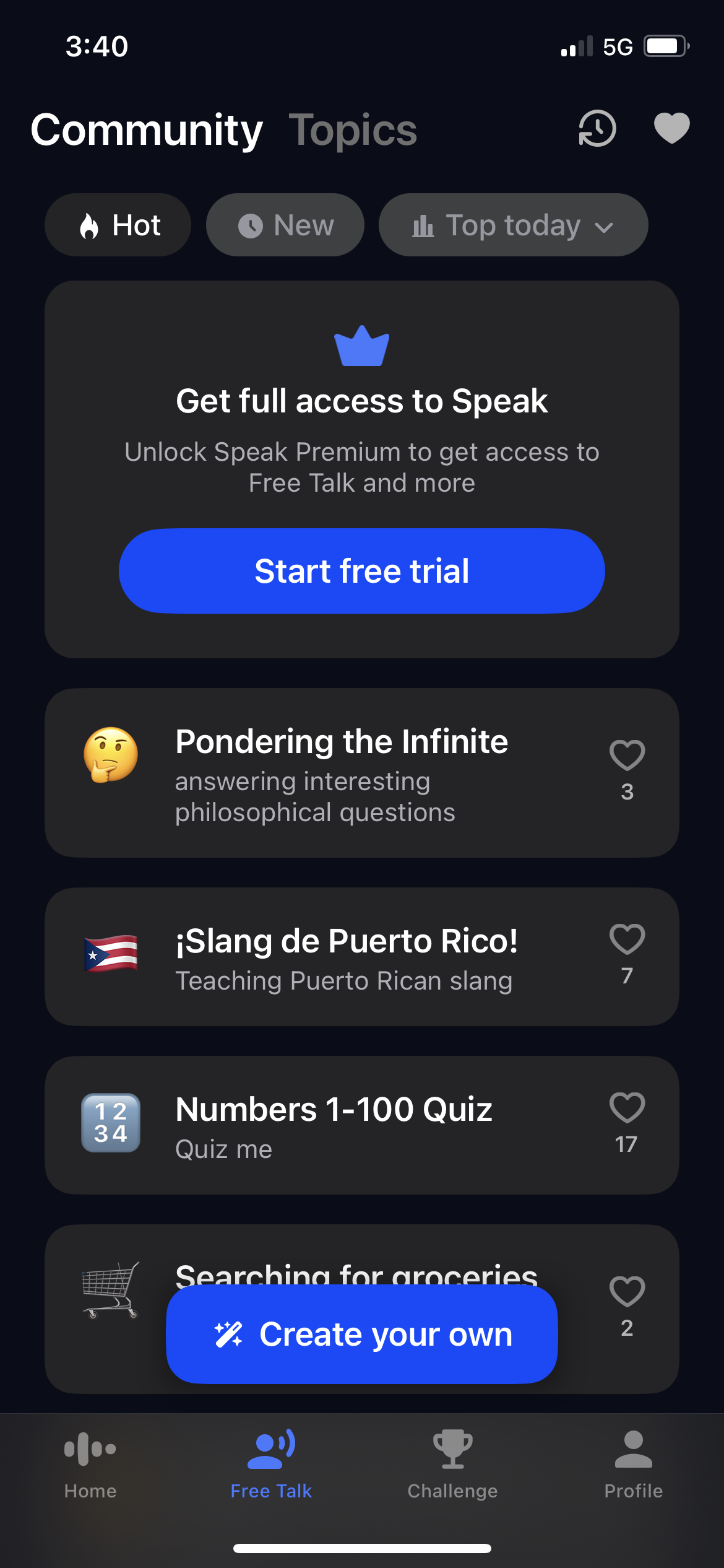 speak app screenshot 127