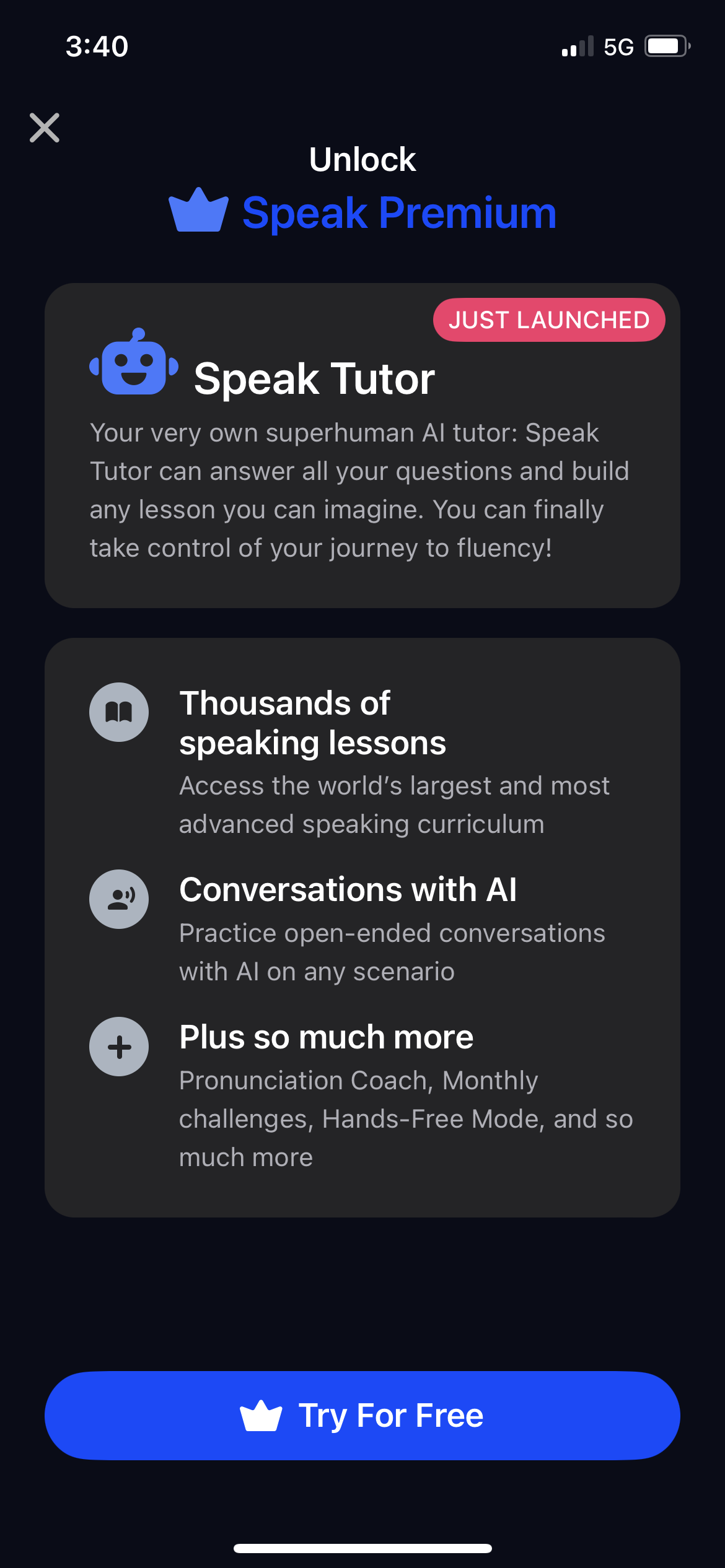 speak app screenshot 126