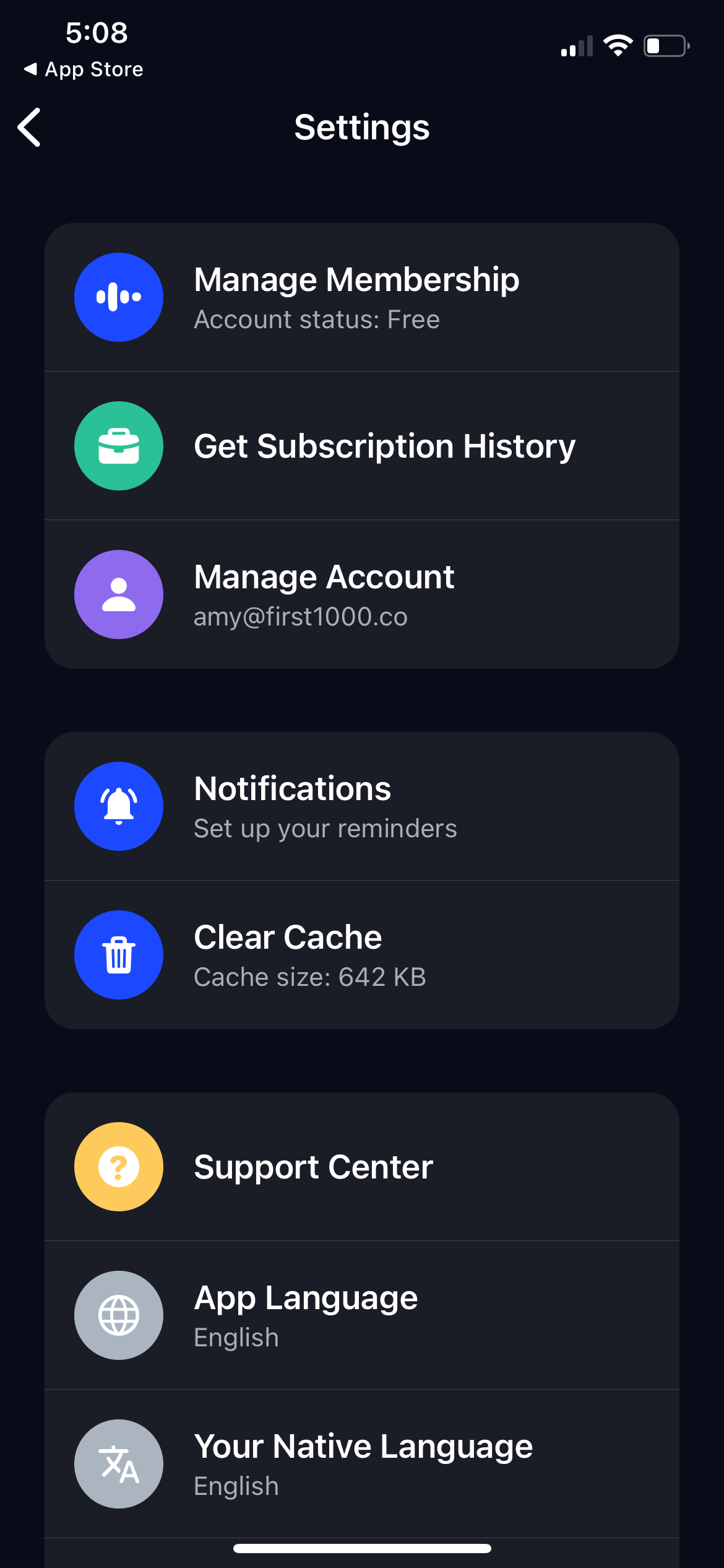 speak app screenshot 109