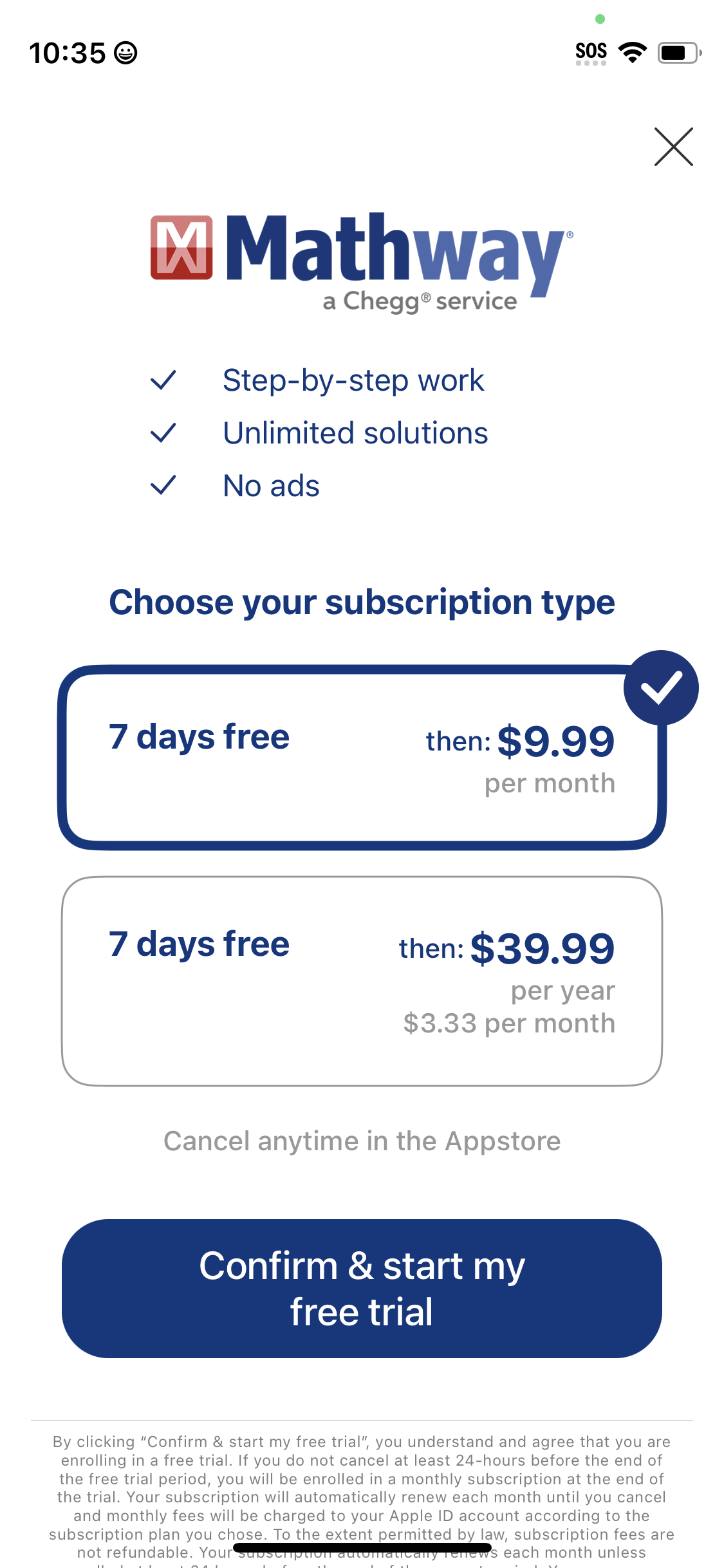 mathway app screenshot 99