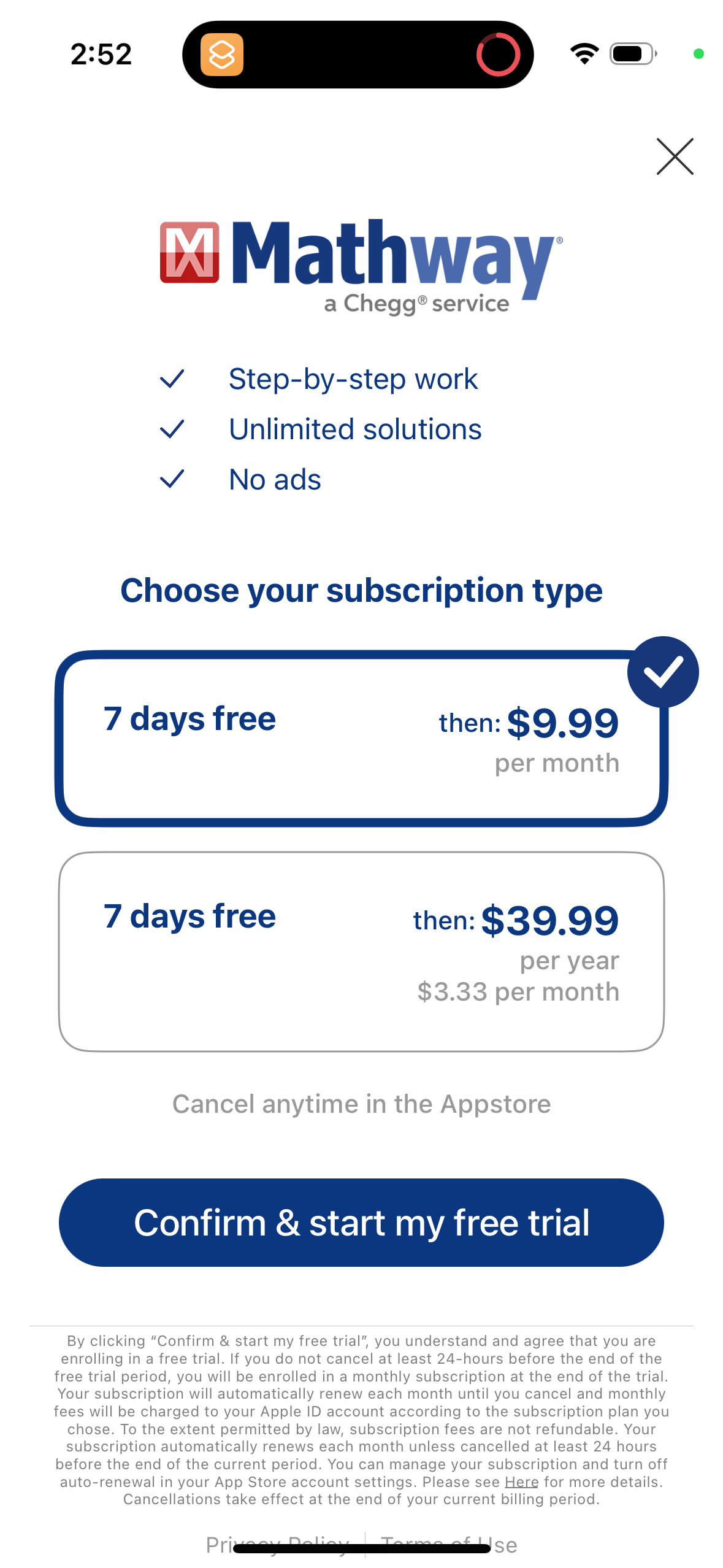mathway app screenshot 96