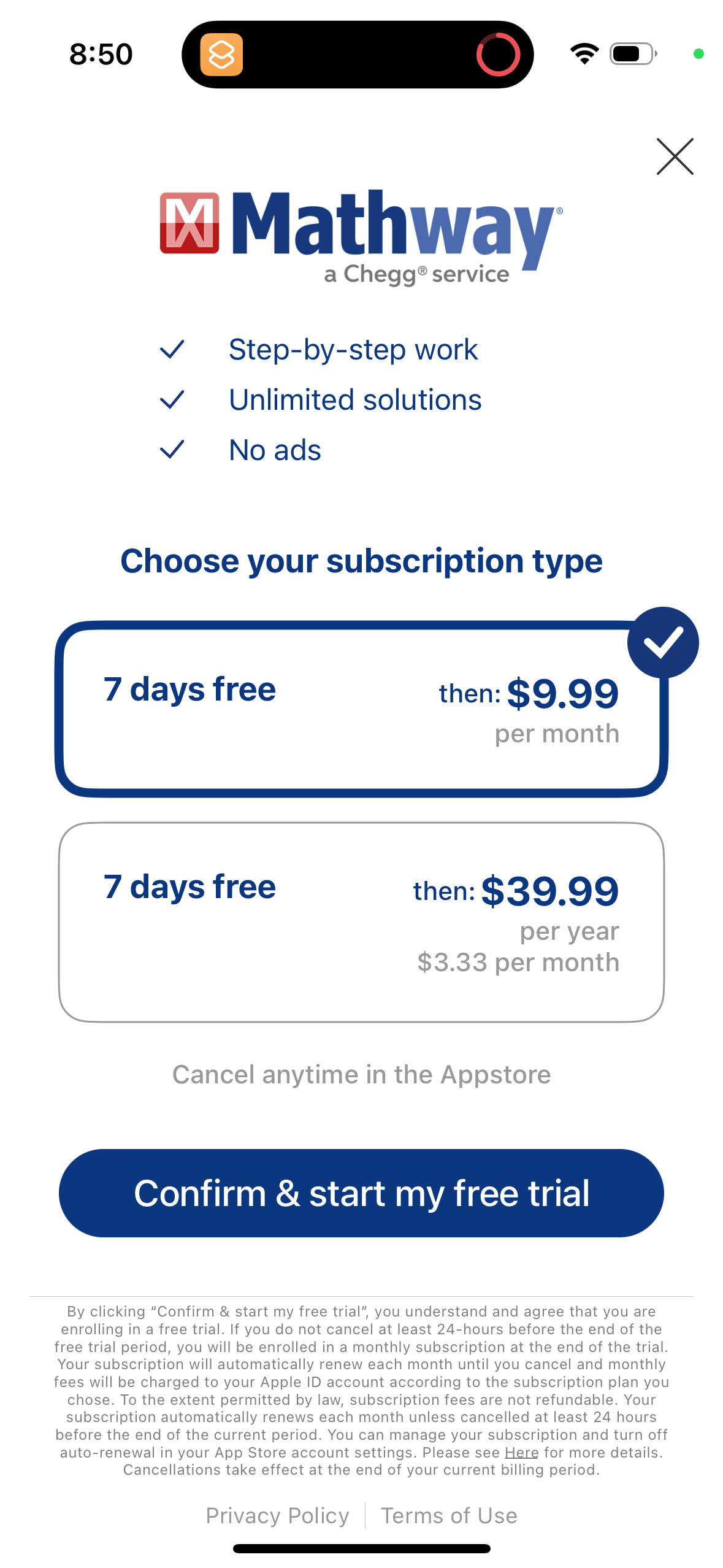 mathway app screenshot 86