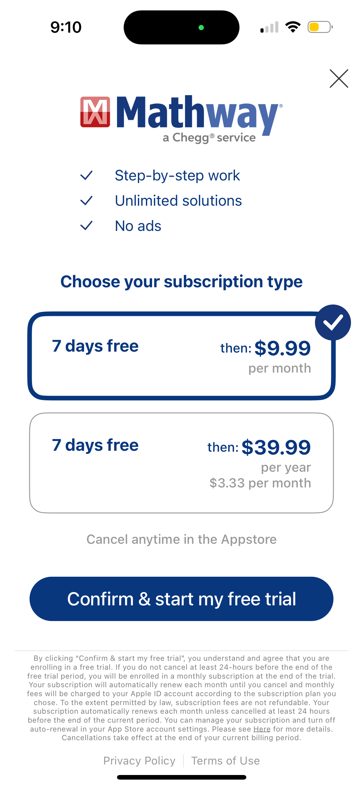 mathway app screenshot 66