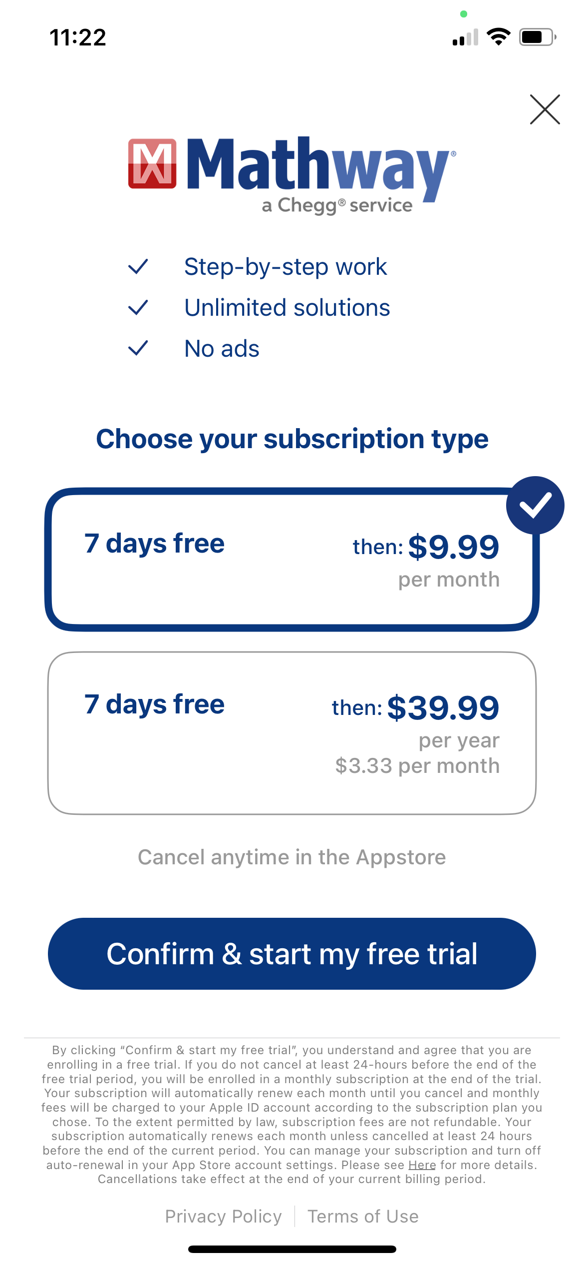 mathway app screenshot 49