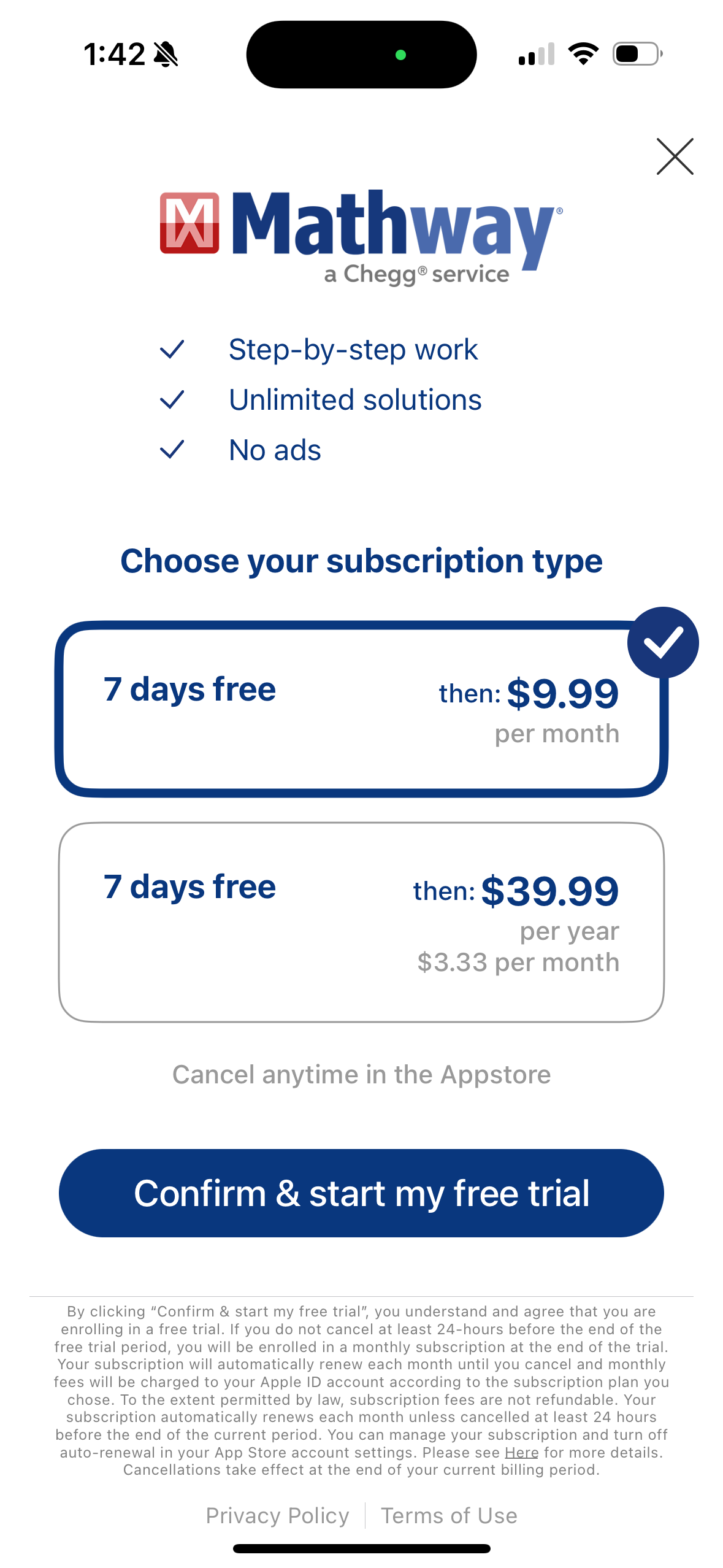 mathway app screenshot 42