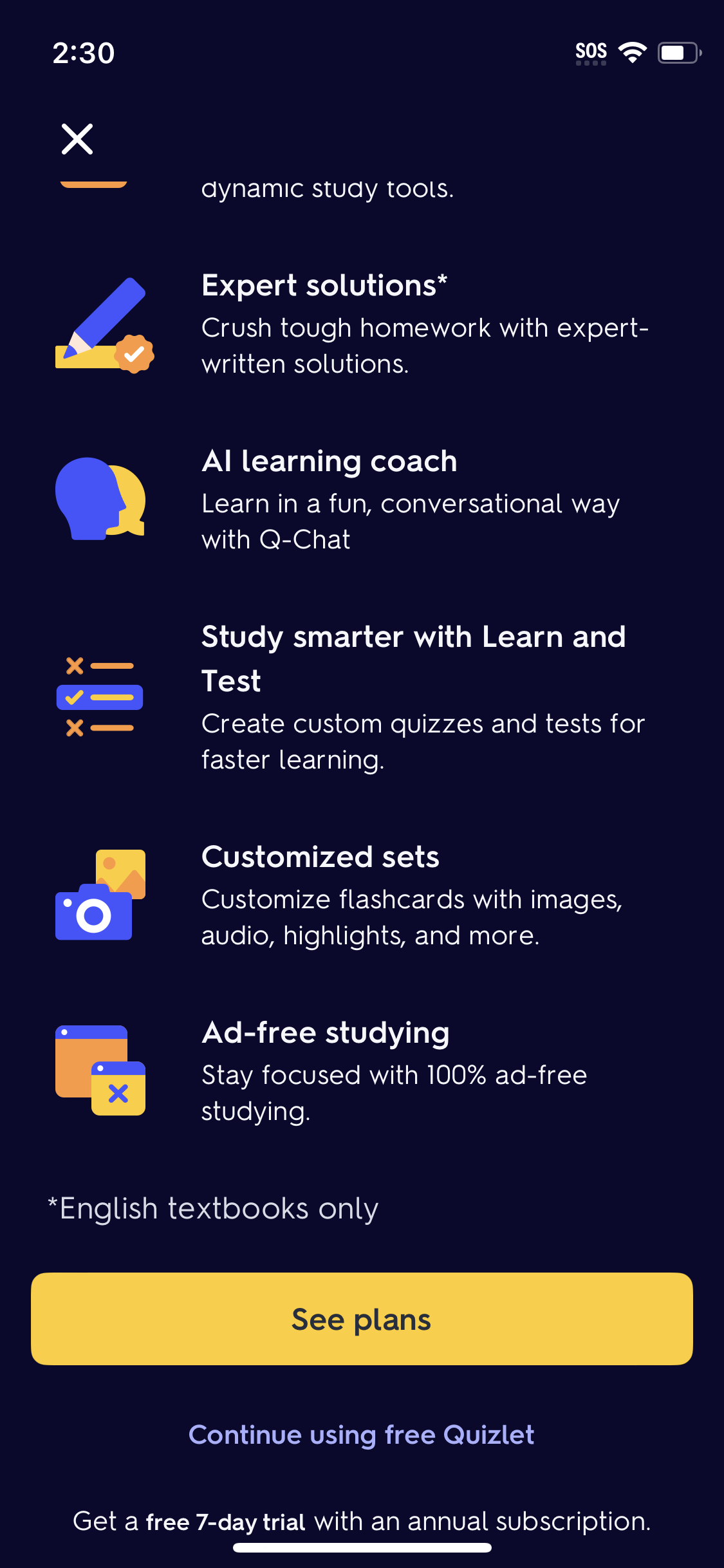 quizlet app screenshot 108