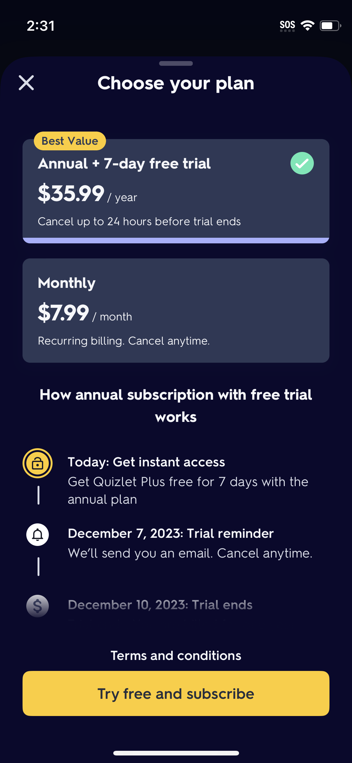 quizlet app screenshot 105