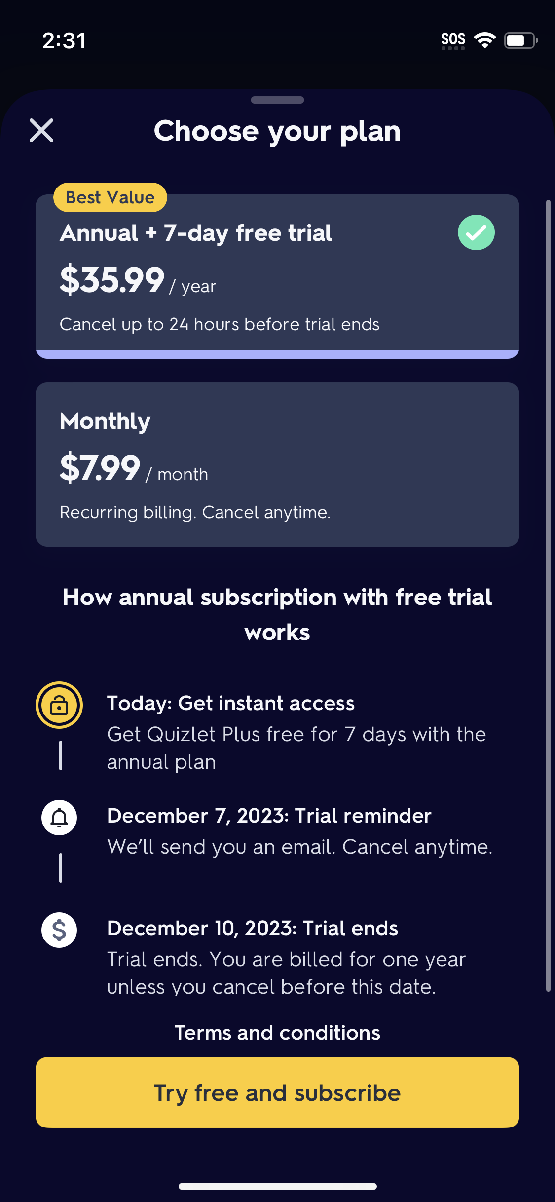quizlet app screenshot 104