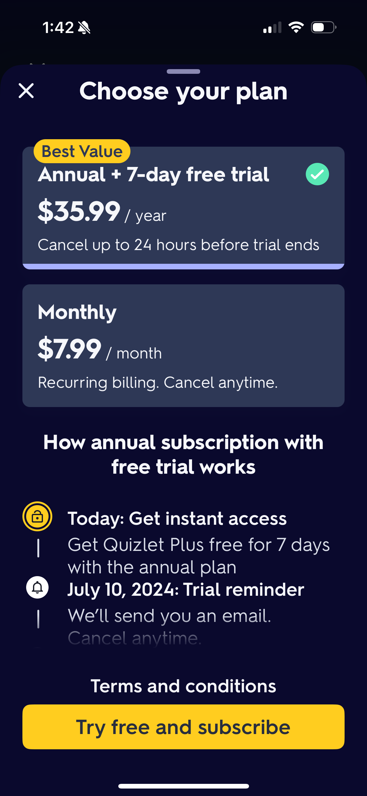 quizlet app screenshot 43