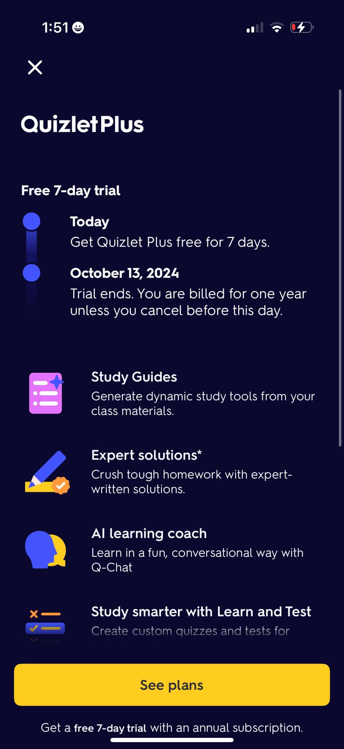 quizlet app screenshot 23