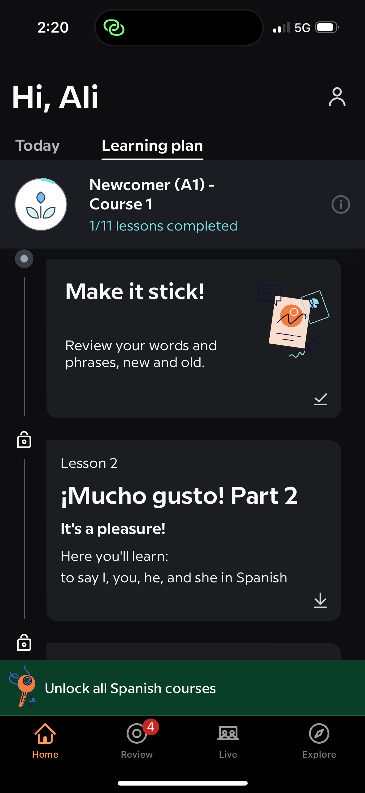 babbel app screenshot 154