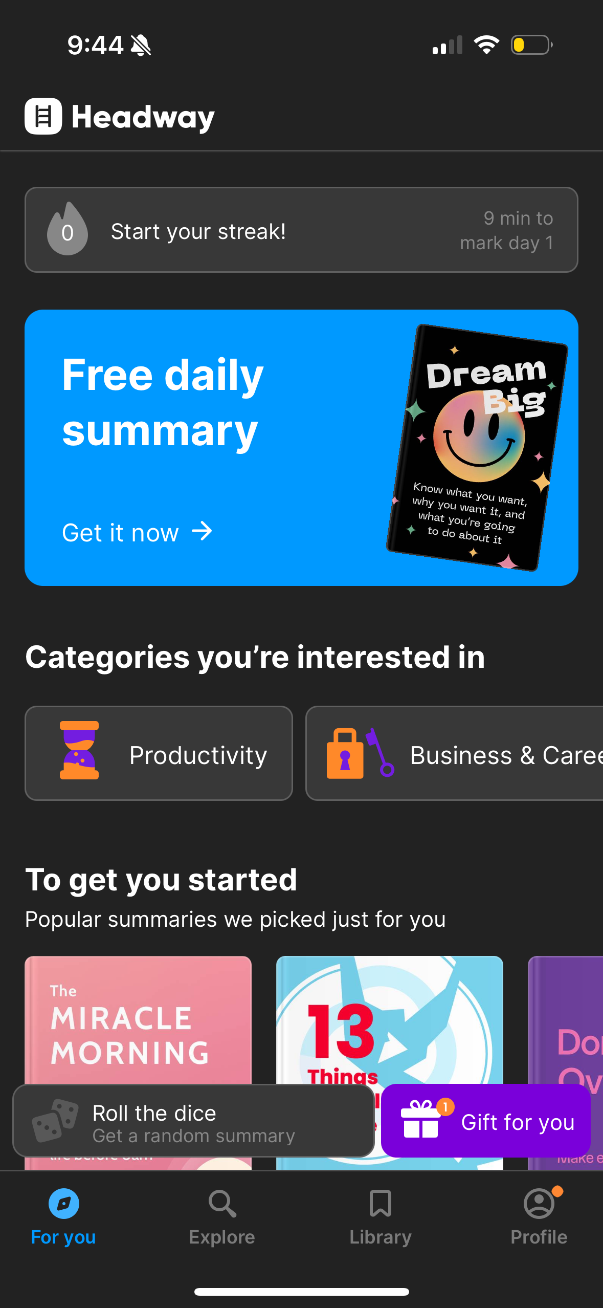 headway app screenshot 135