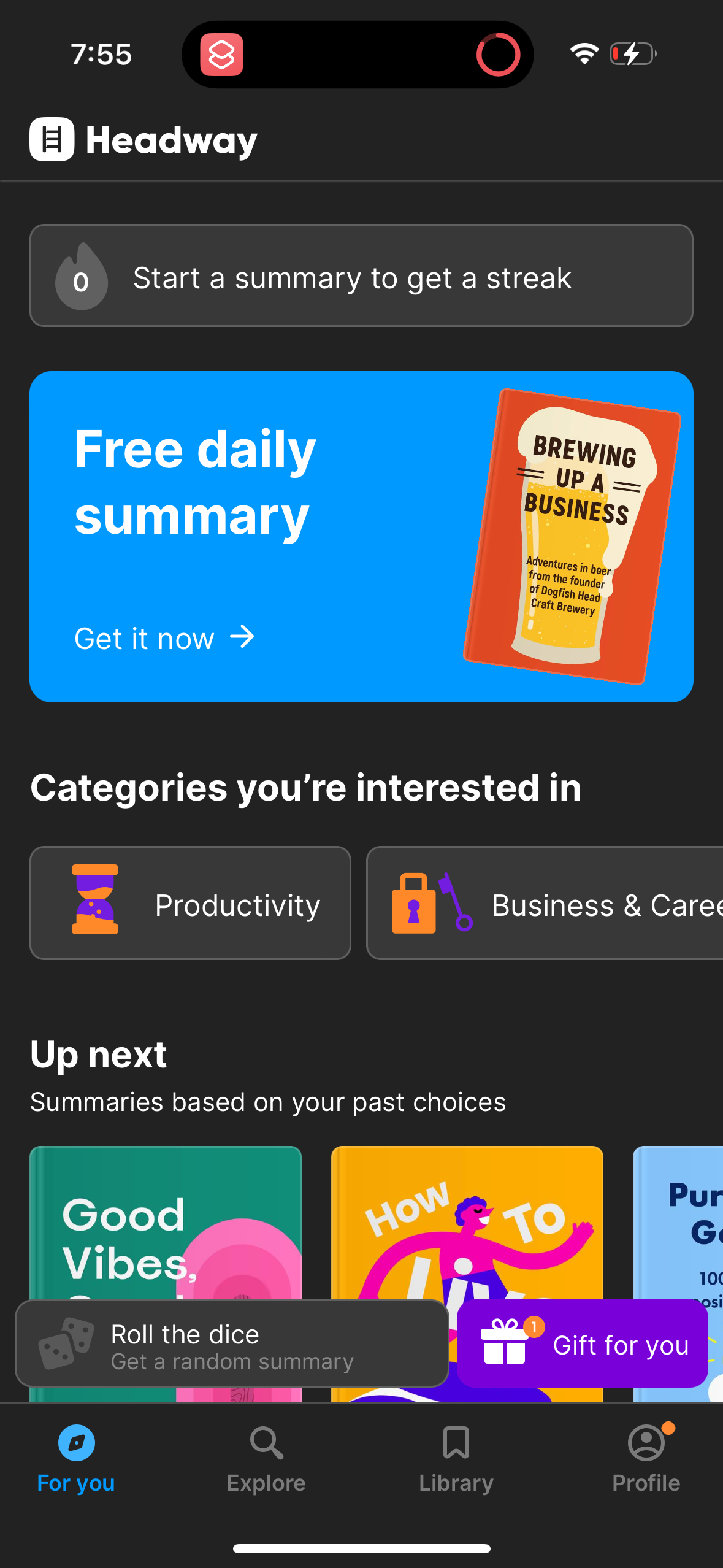 headway app screenshot 119