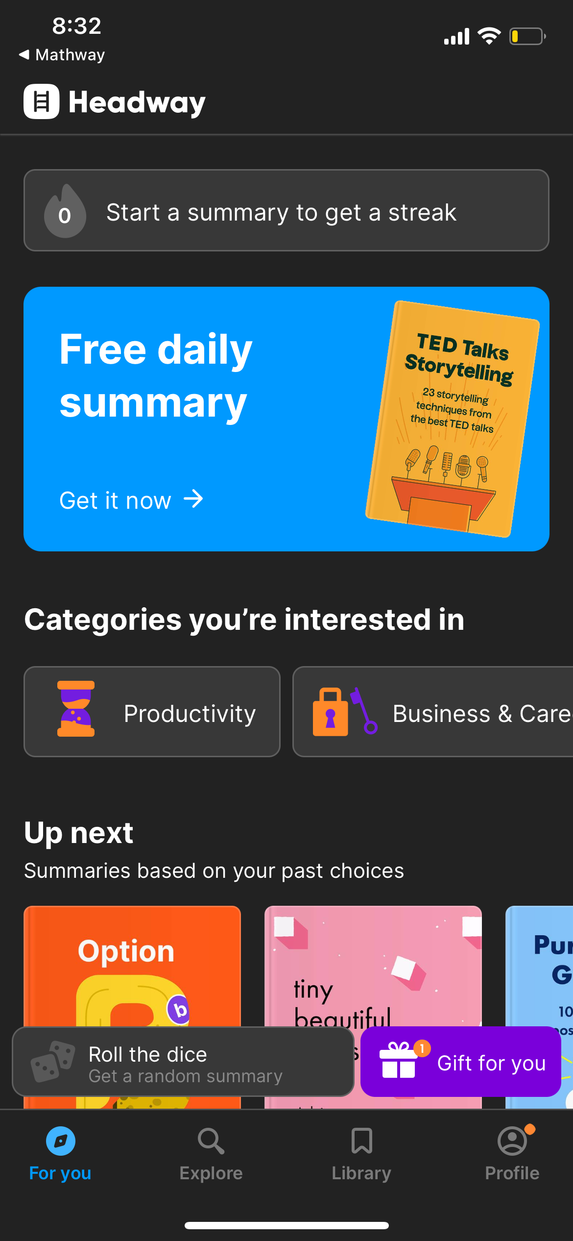 headway app screenshot 117