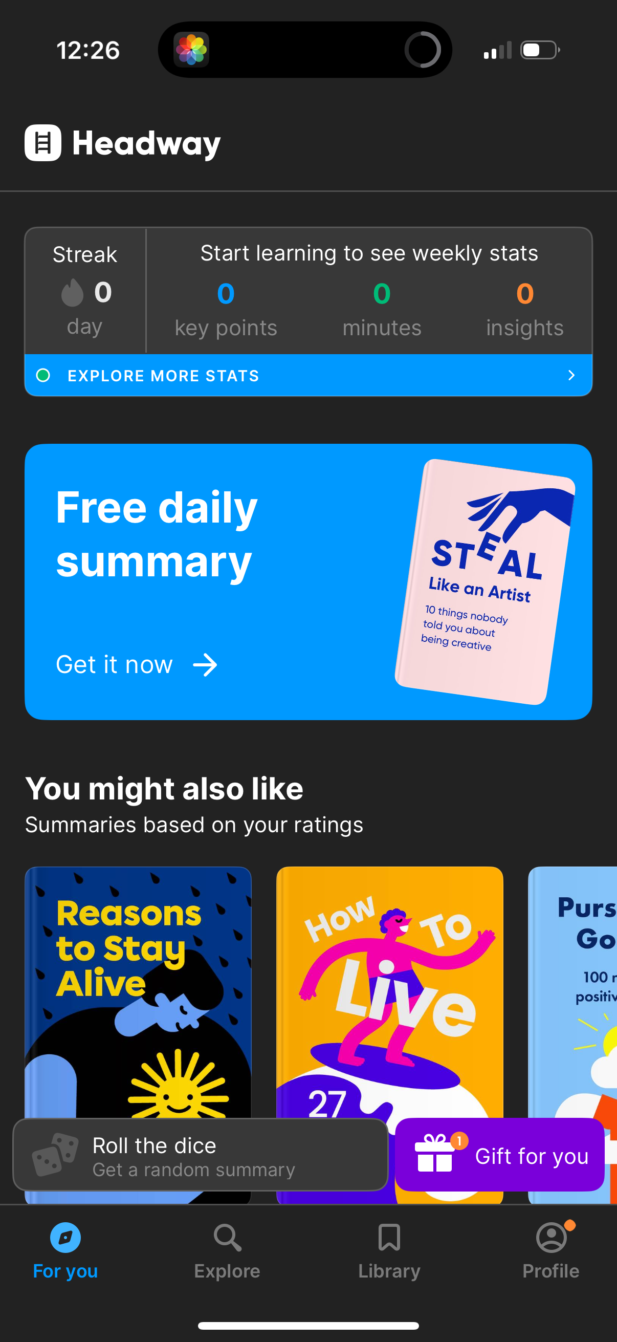 headway app screenshot 23