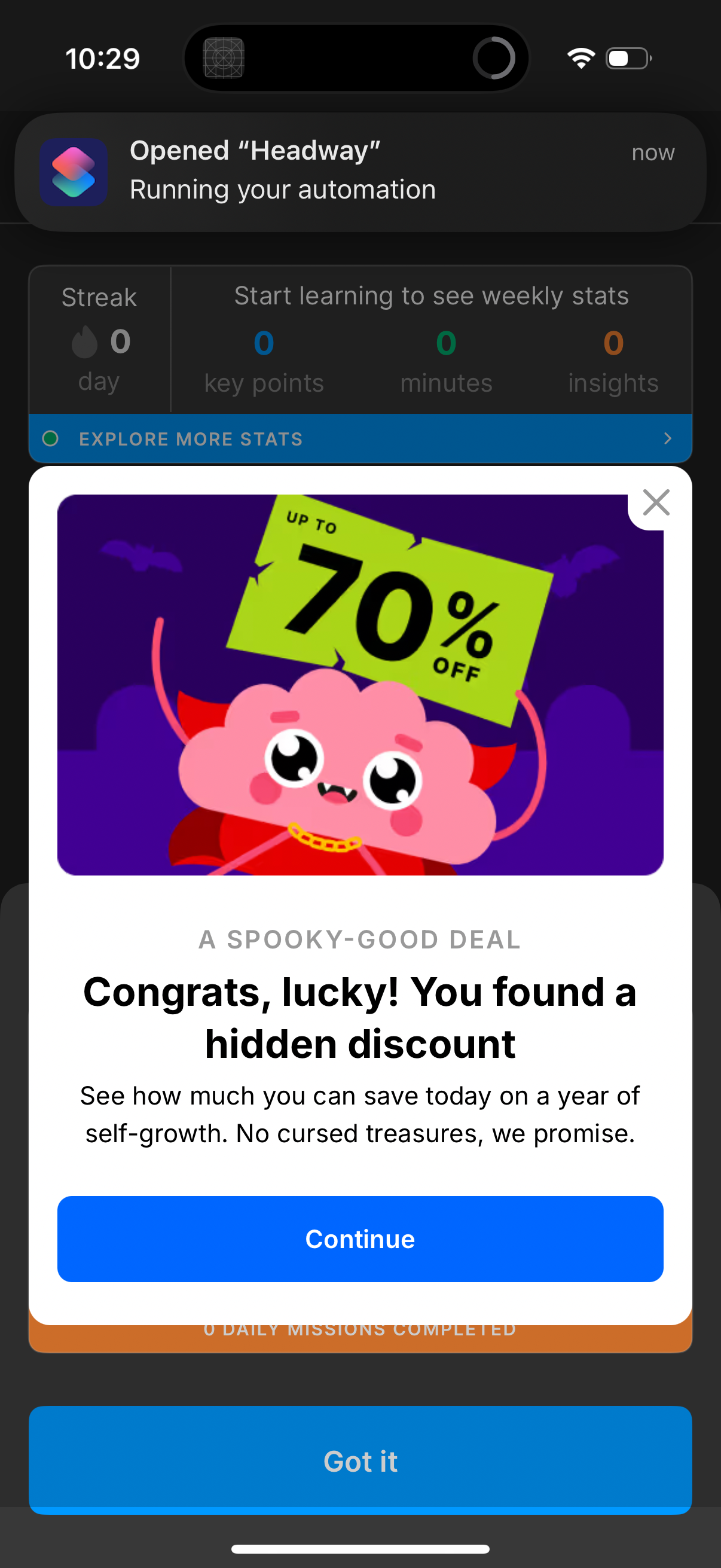 headway app screenshot 30