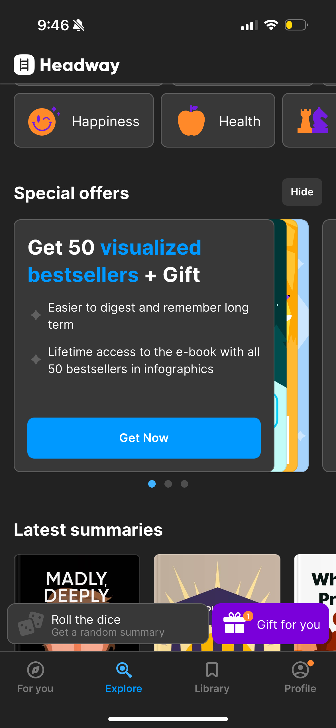 headway app screenshot 131