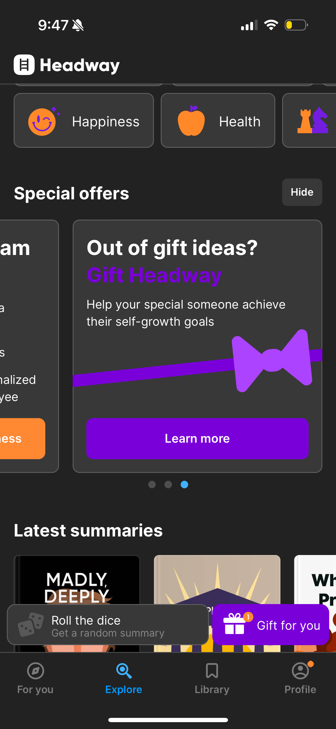 headway app screenshot 130