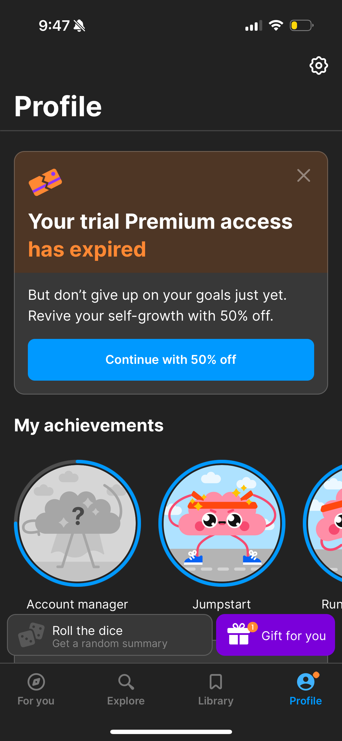 headway app screenshot 129