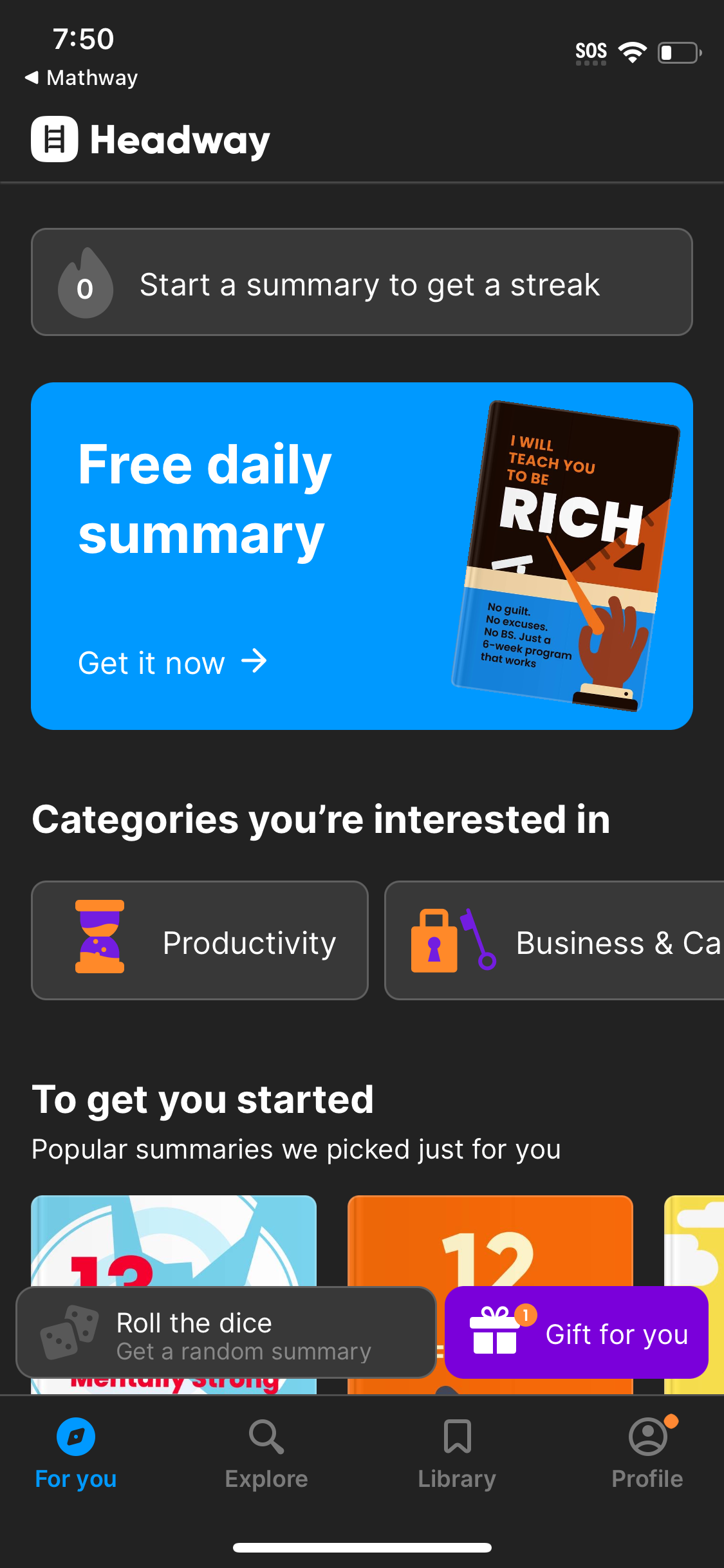 headway app screenshot 106