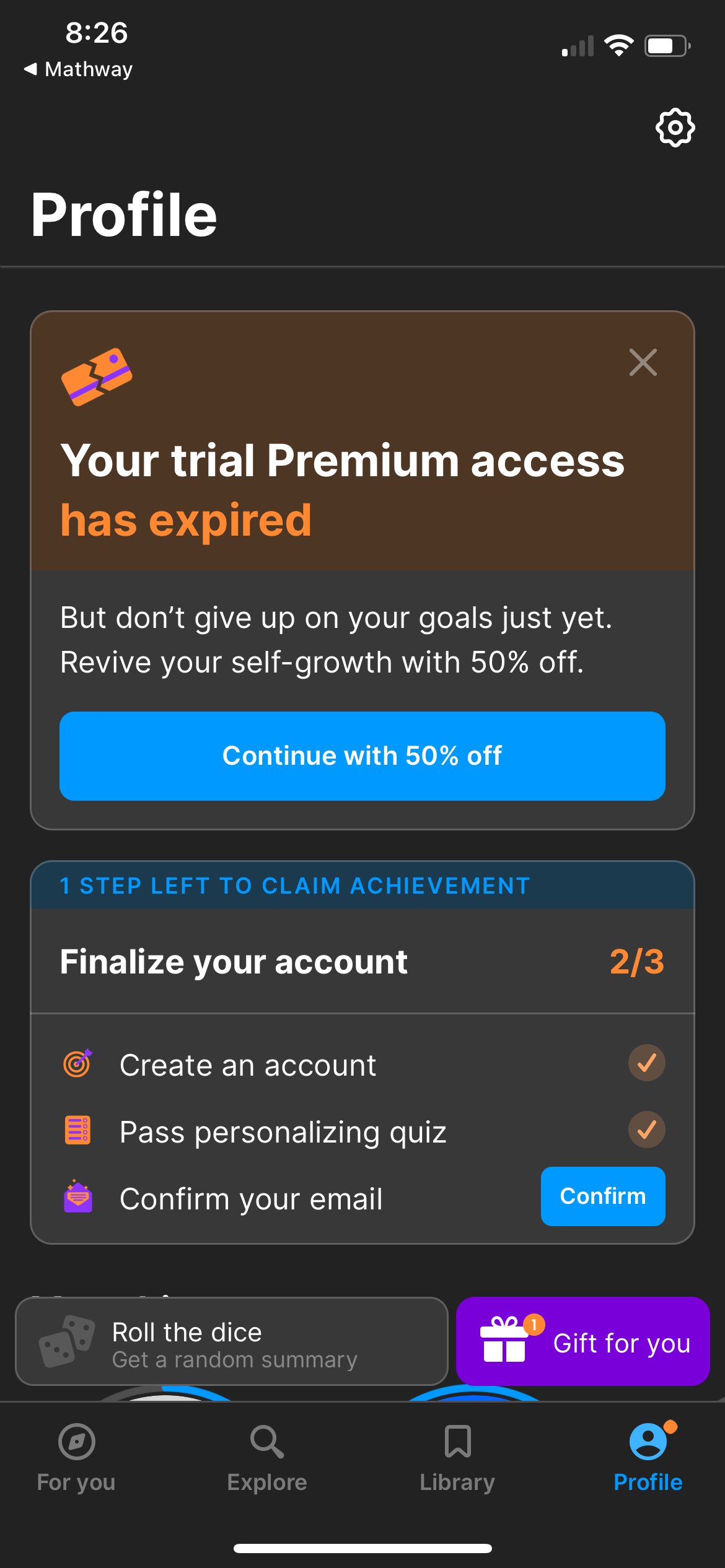 headway app screenshot 105