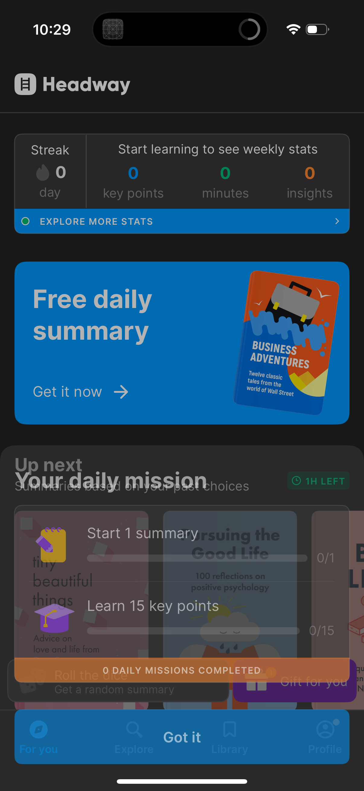 headway app screenshot 28
