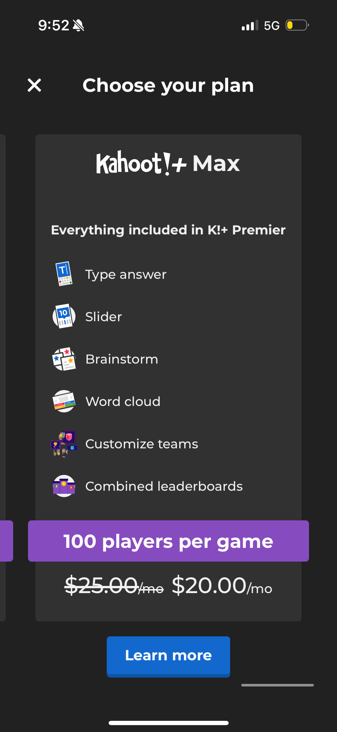 kahoot app screenshot 95