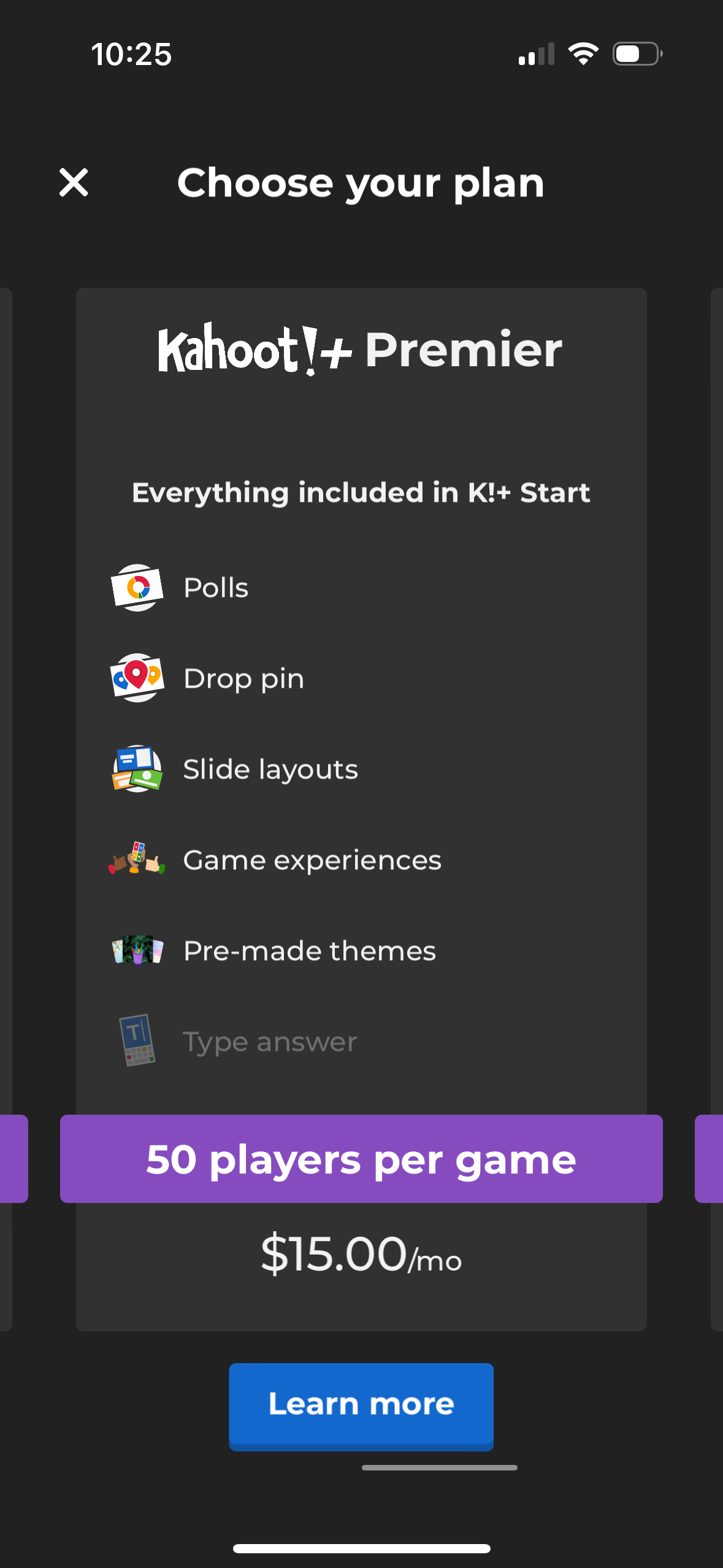 kahoot app screenshot 62