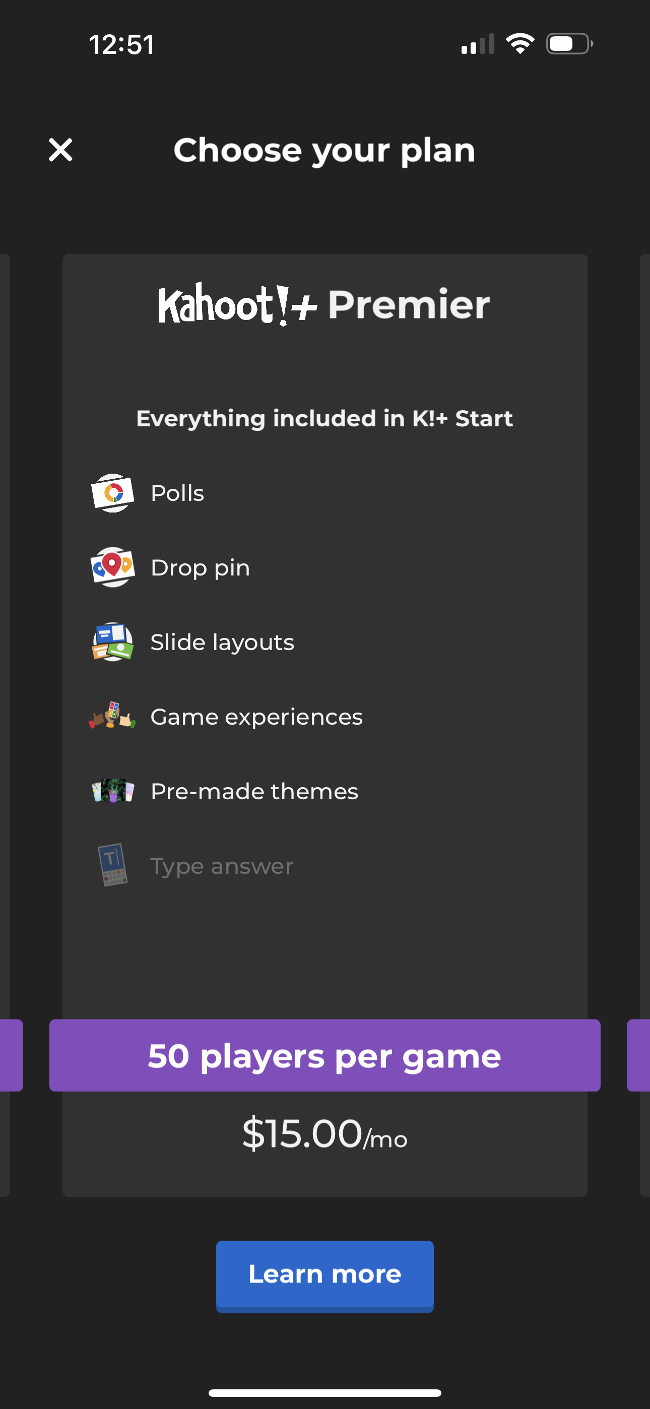 kahoot app screenshot 140