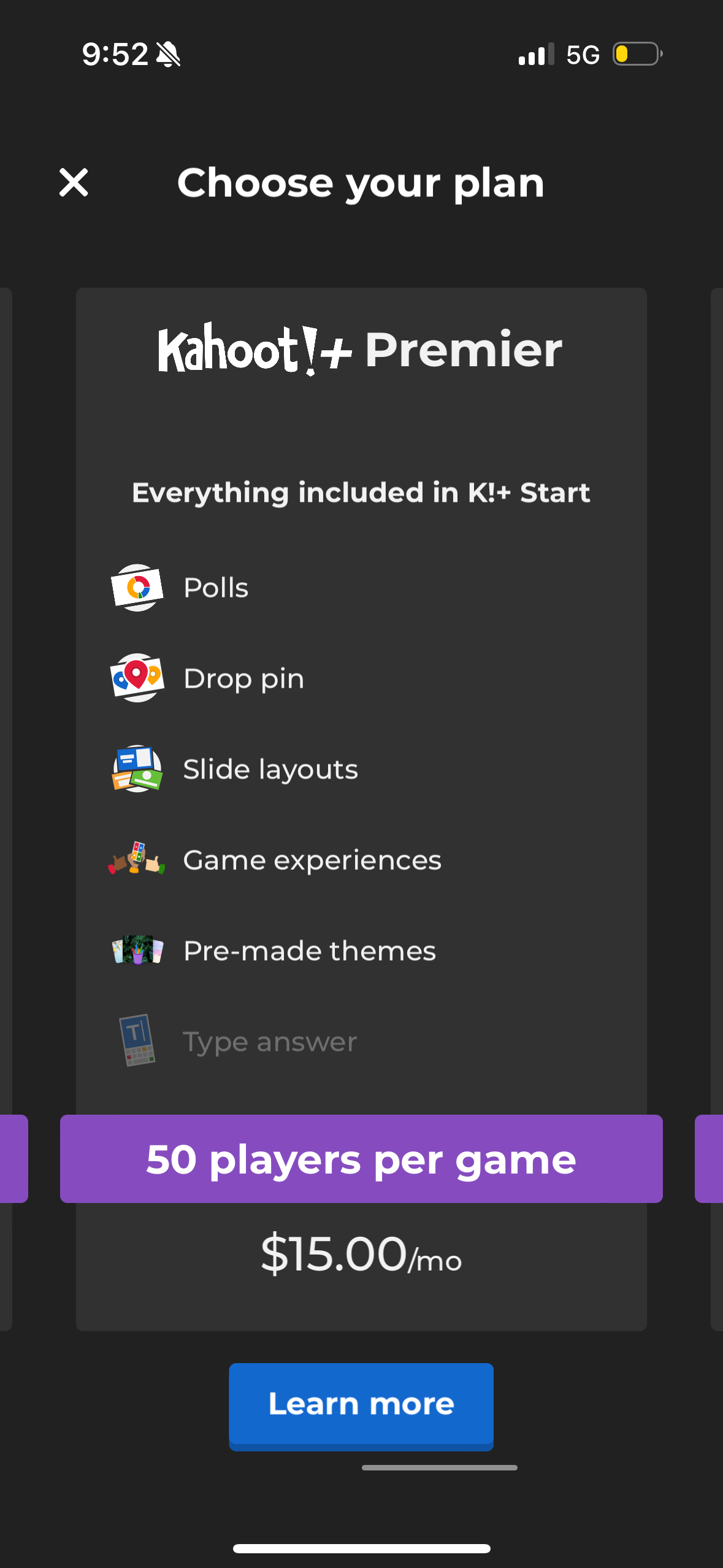 kahoot app screenshot 96