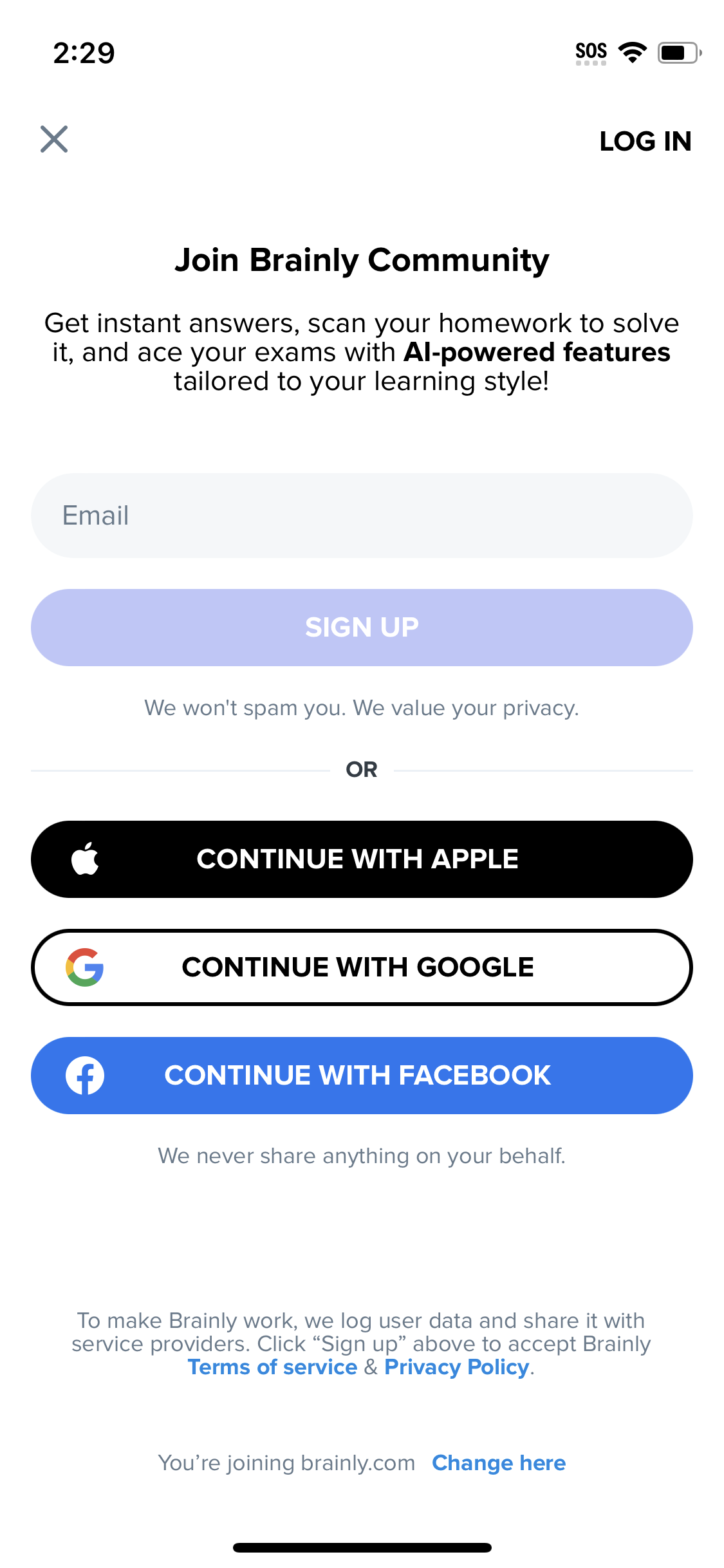 brainly app screenshot 130