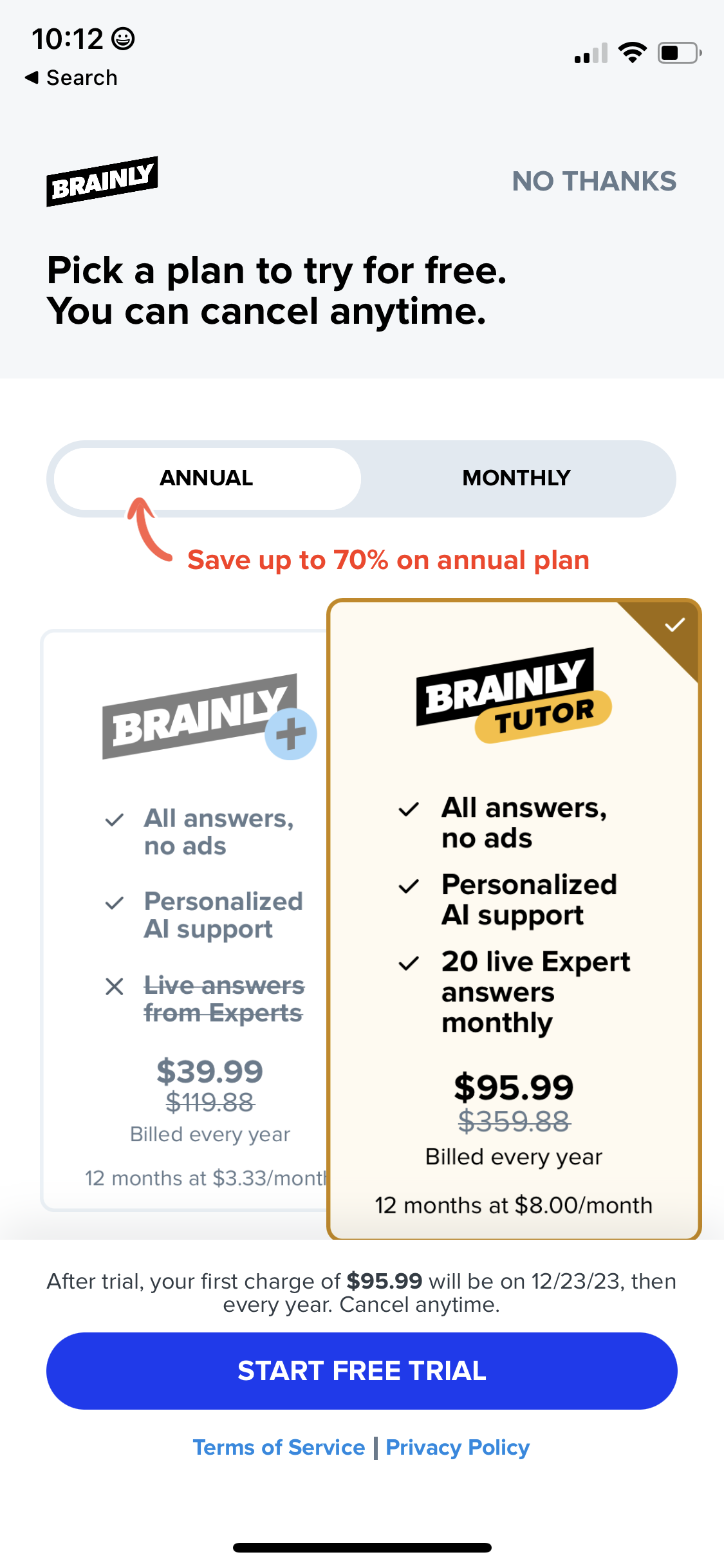 brainly app screenshot 105
