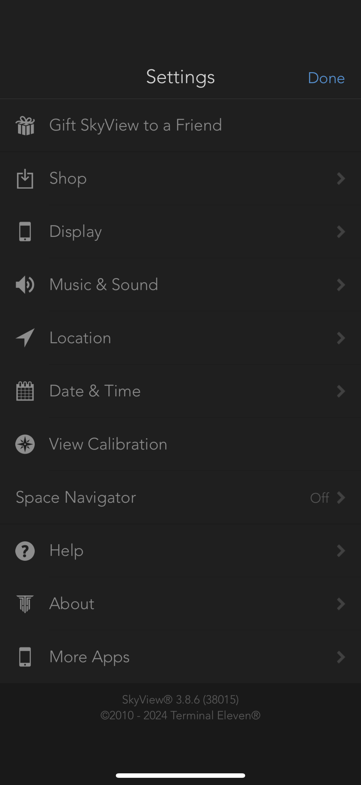 skyview app screenshot 3
