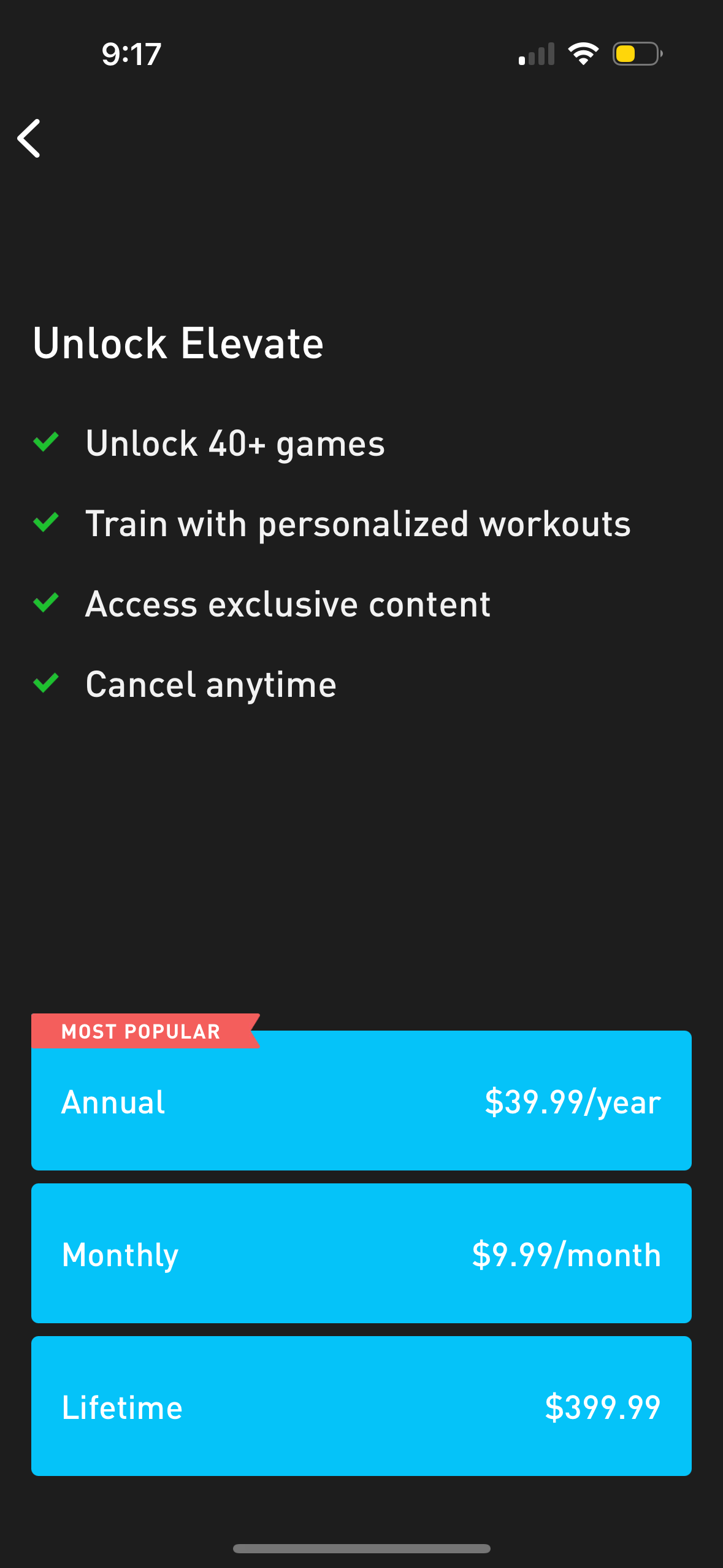 elevate app screenshot 100