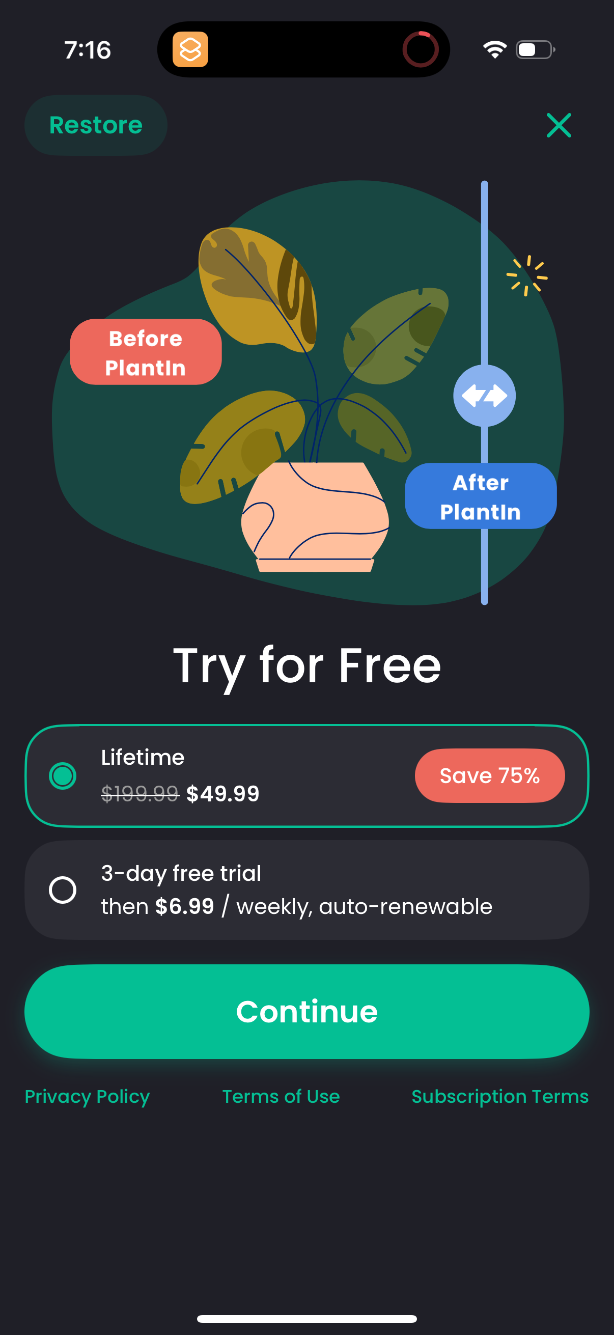 plantin app screenshot 2