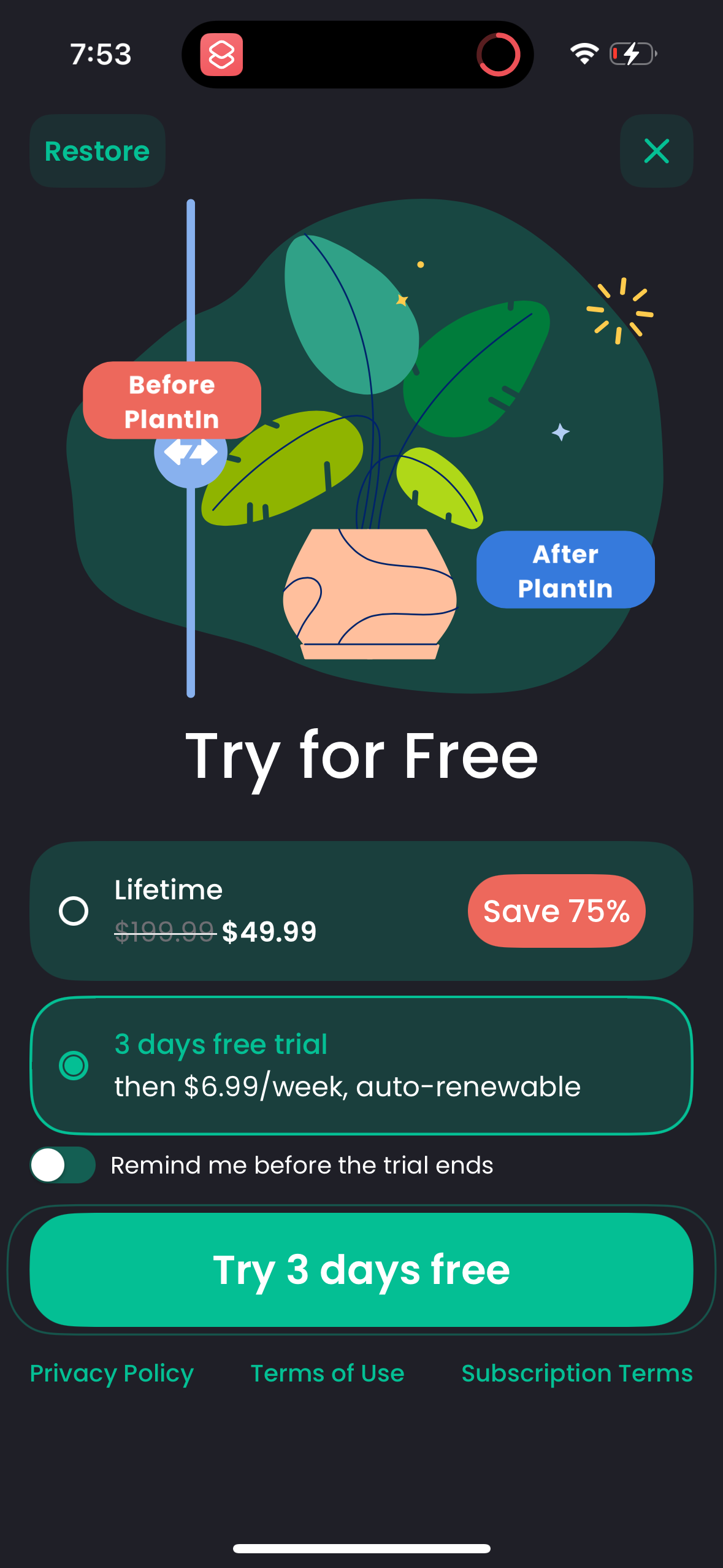 plantin app screenshot 86