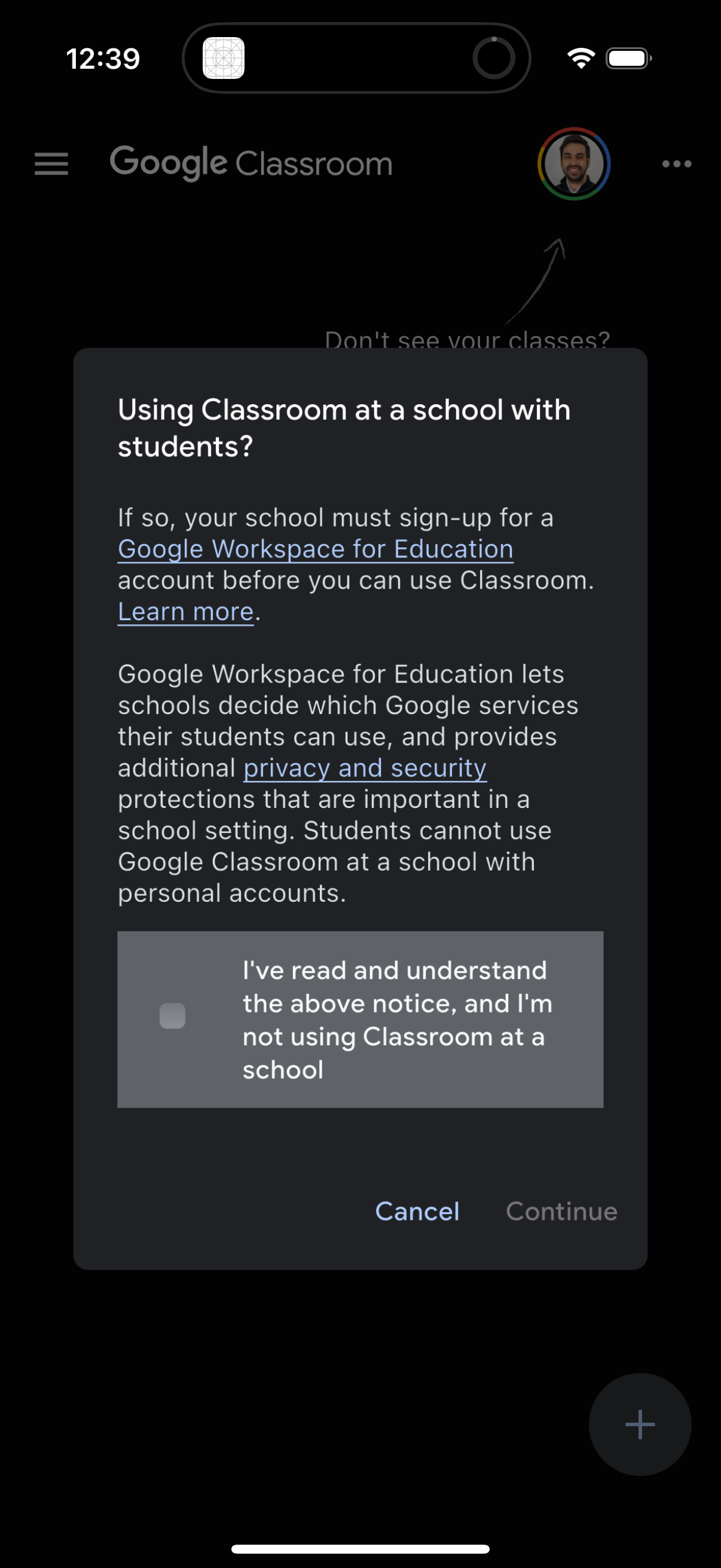 google-classroom app screenshot 10