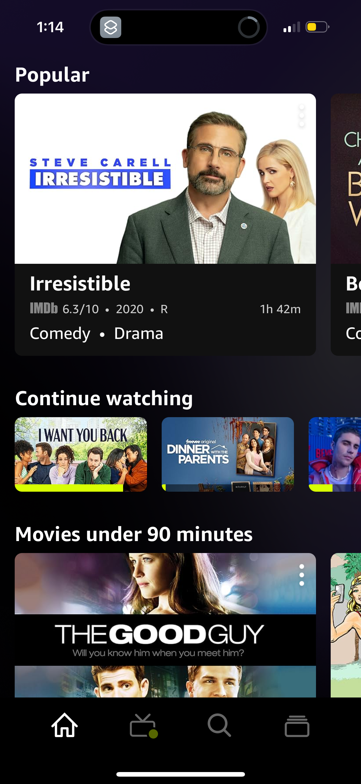 freevee app screenshot 16