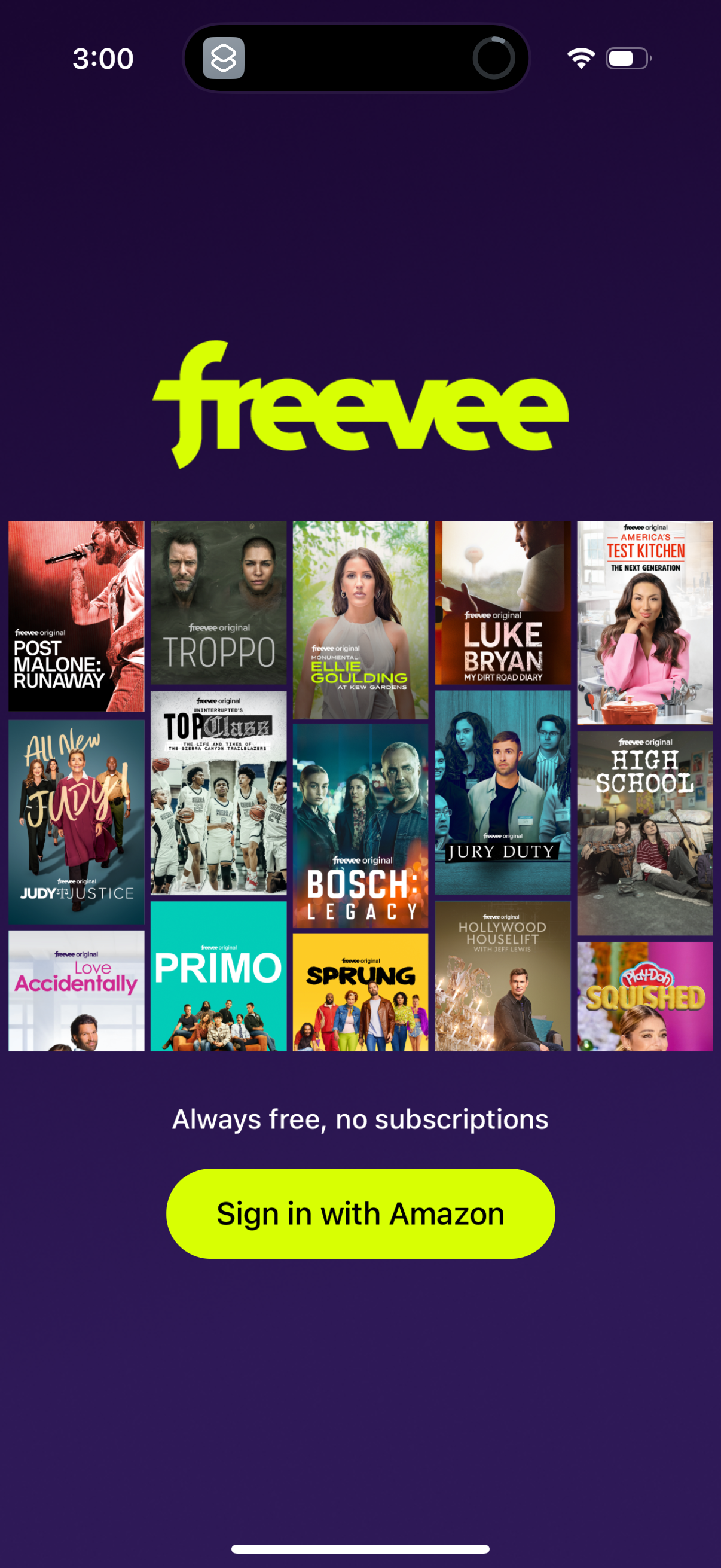 freevee app screenshot 2