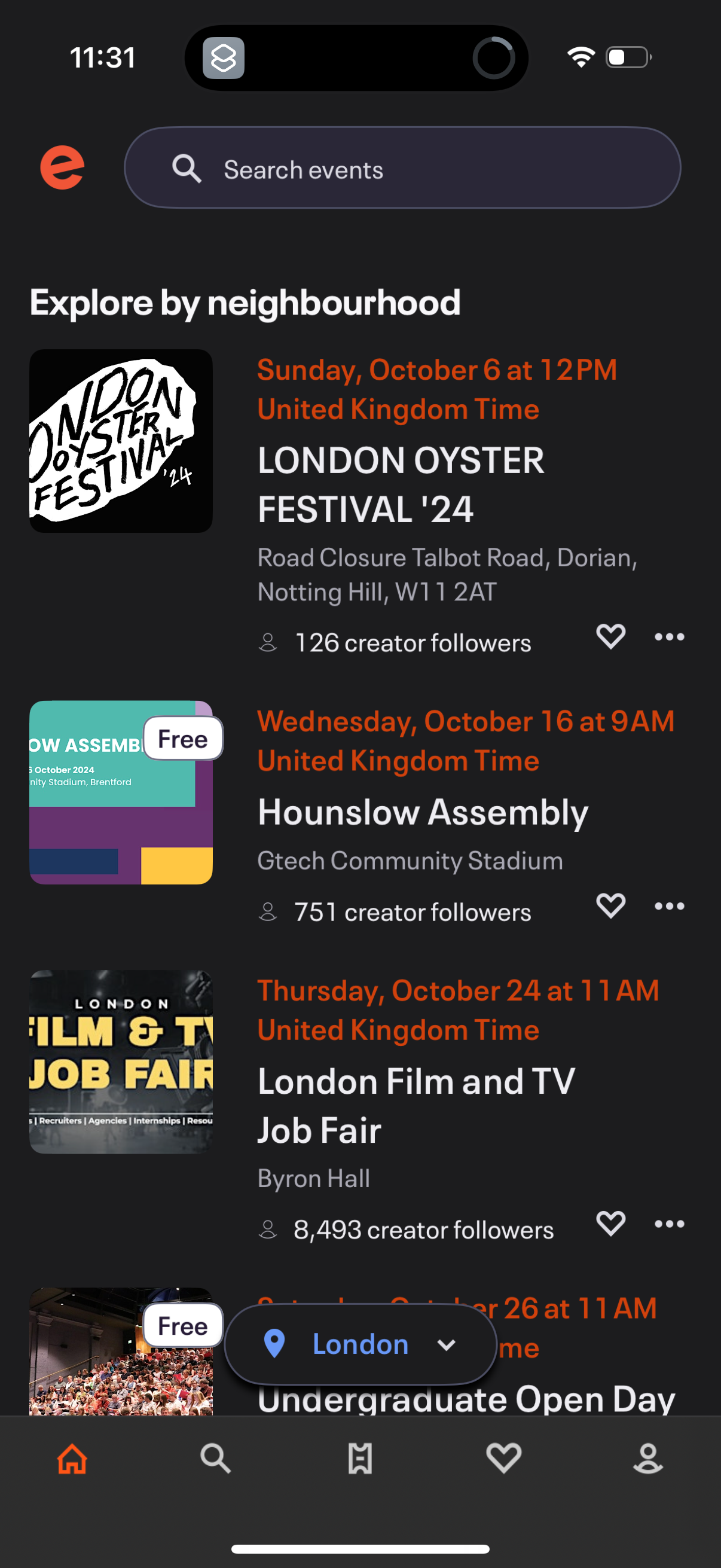 eventbrite app screenshot 39