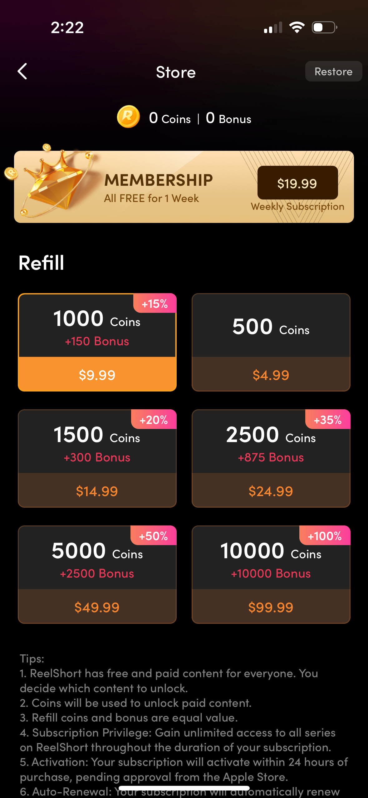 reelshort app screenshot 82