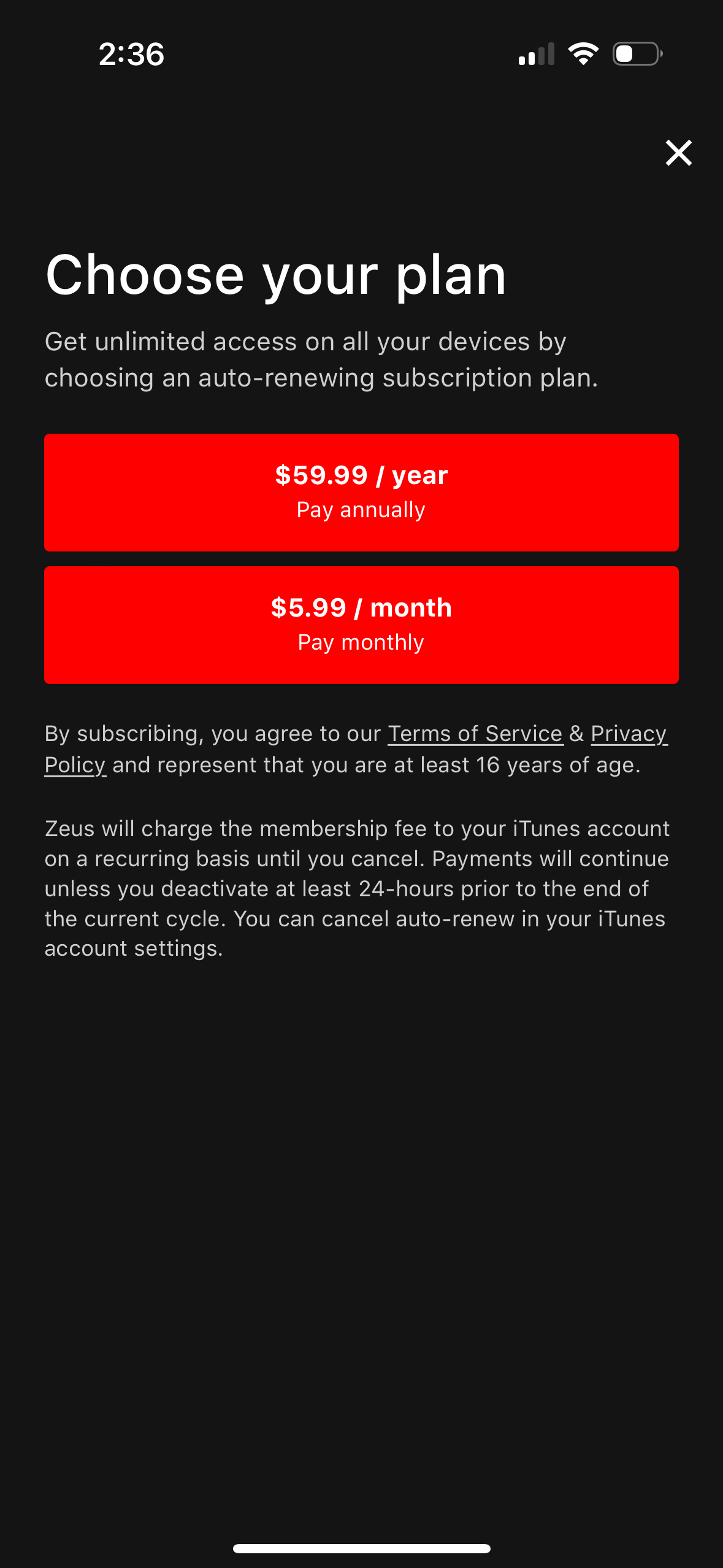 zeus app screenshot 64